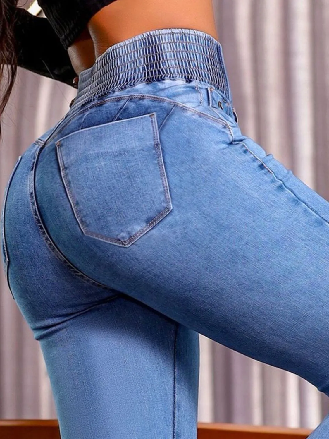 High Rise Bootcut Jeans - Image 7