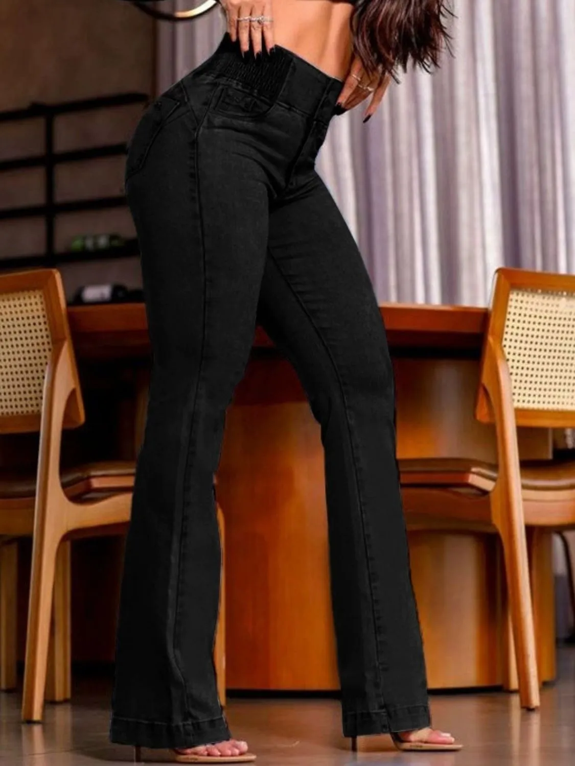 High Rise Bootcut Jeans - Image 9