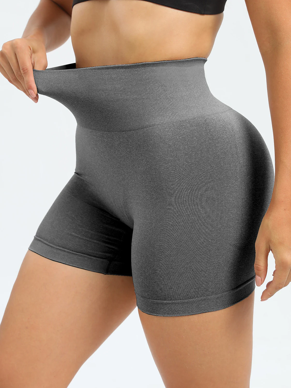 High Waist Active Shorts - Image 3