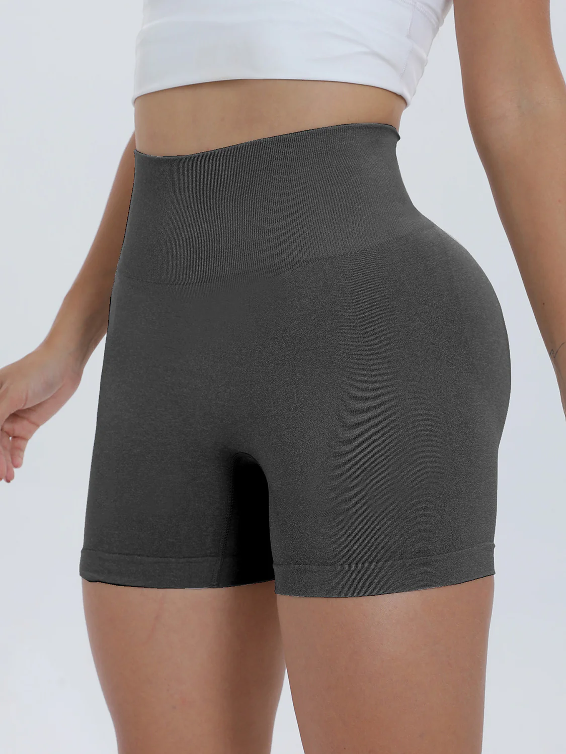 High Waist Active Shorts - Image 4