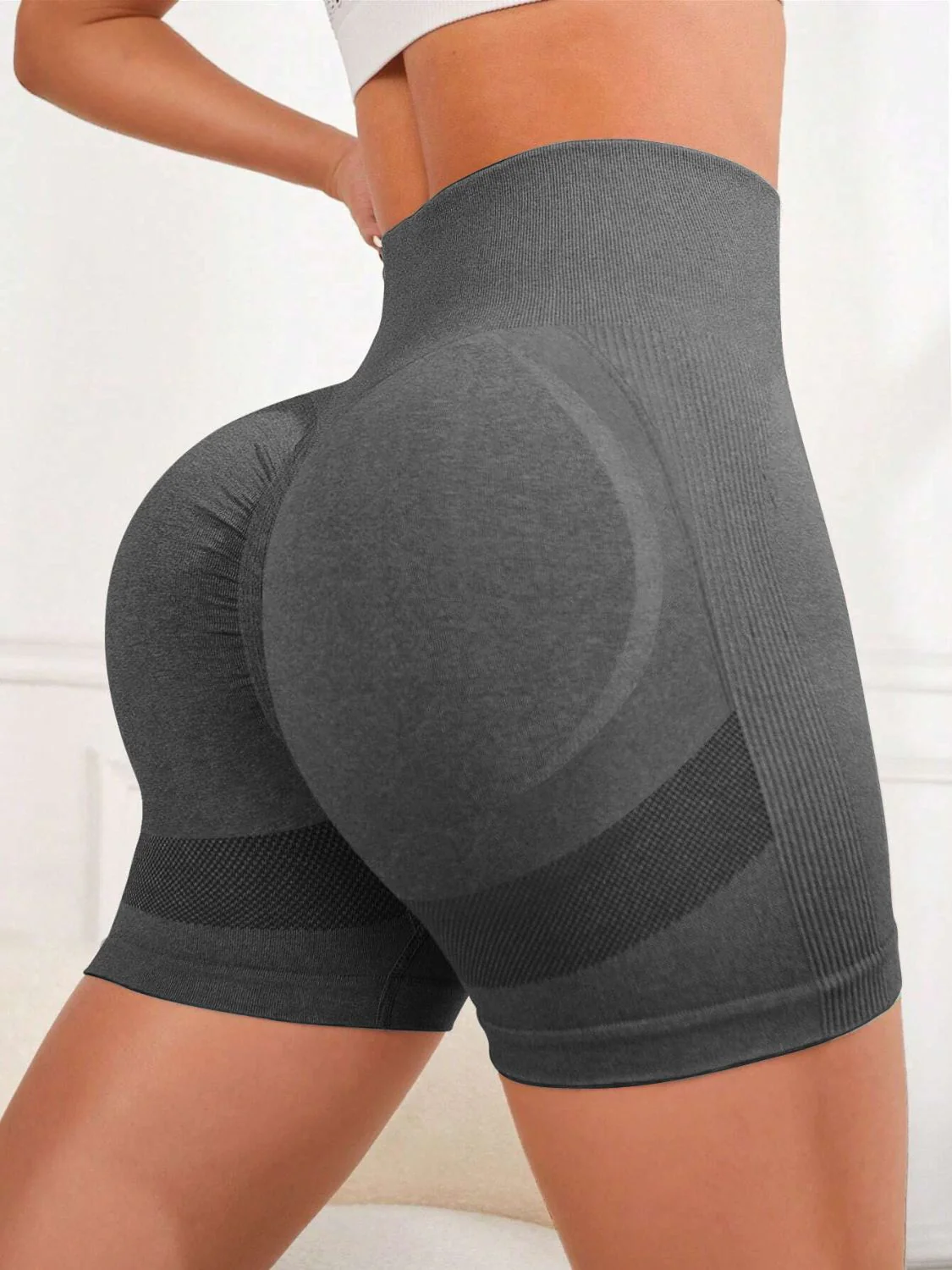 High Waist Active Shorts - Image 11