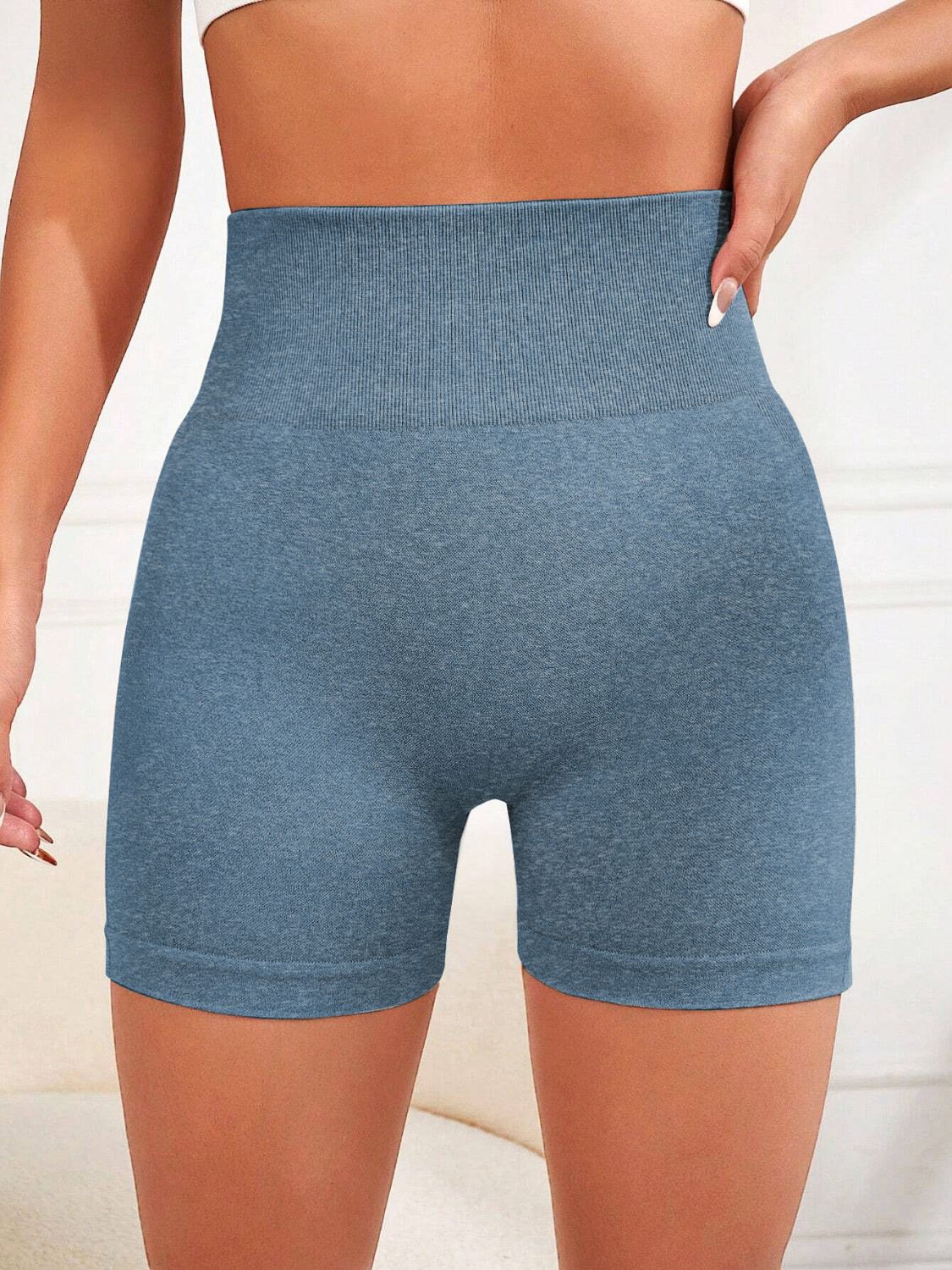 High Waist Active Shorts - Image 4