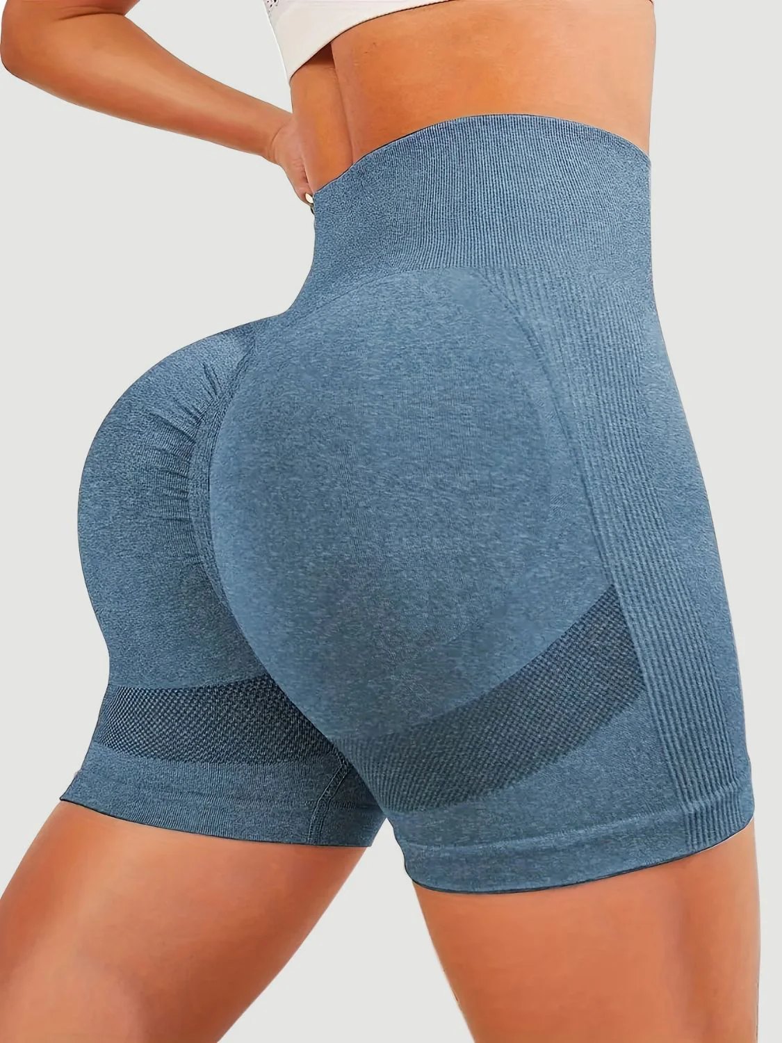 High Waist Active Shorts - Image 5