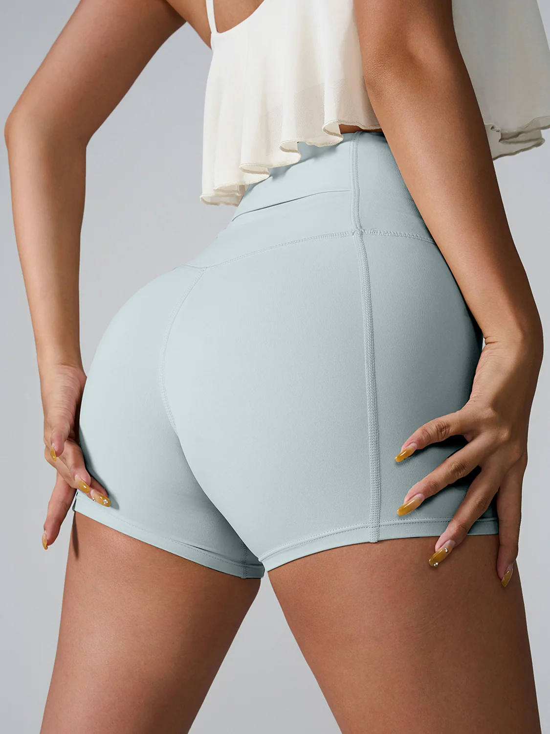 High Waist Active Shorts - Image 17