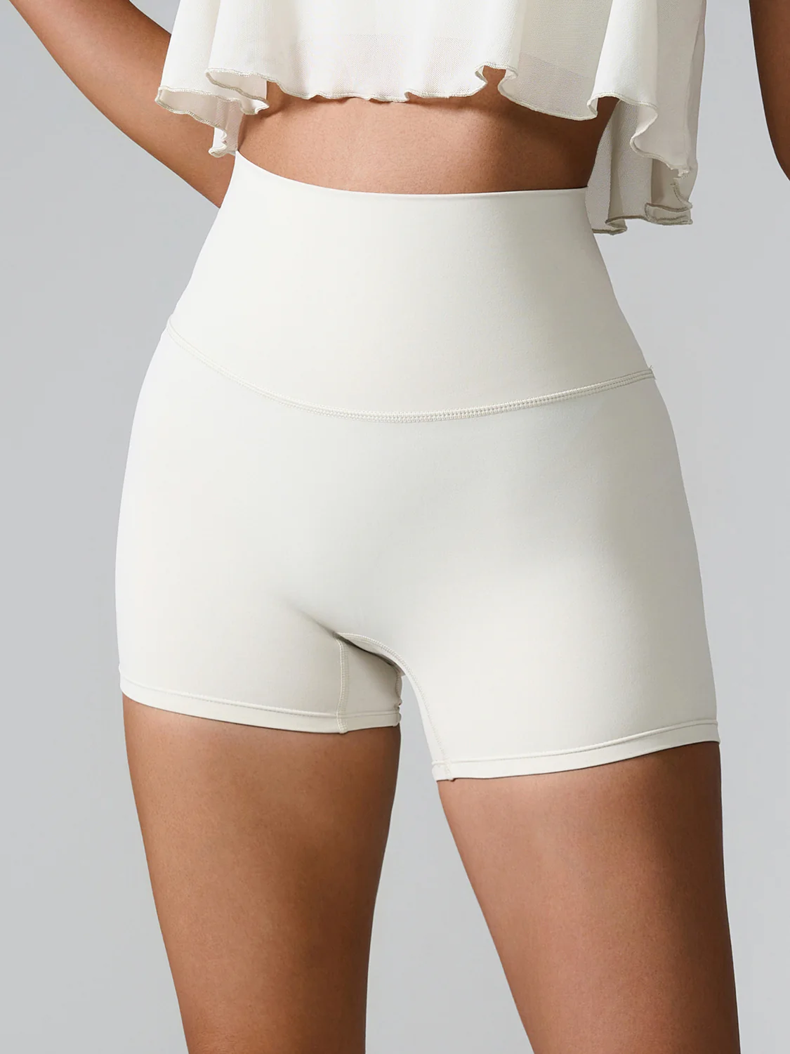 High Waist Active Shorts - Image 2