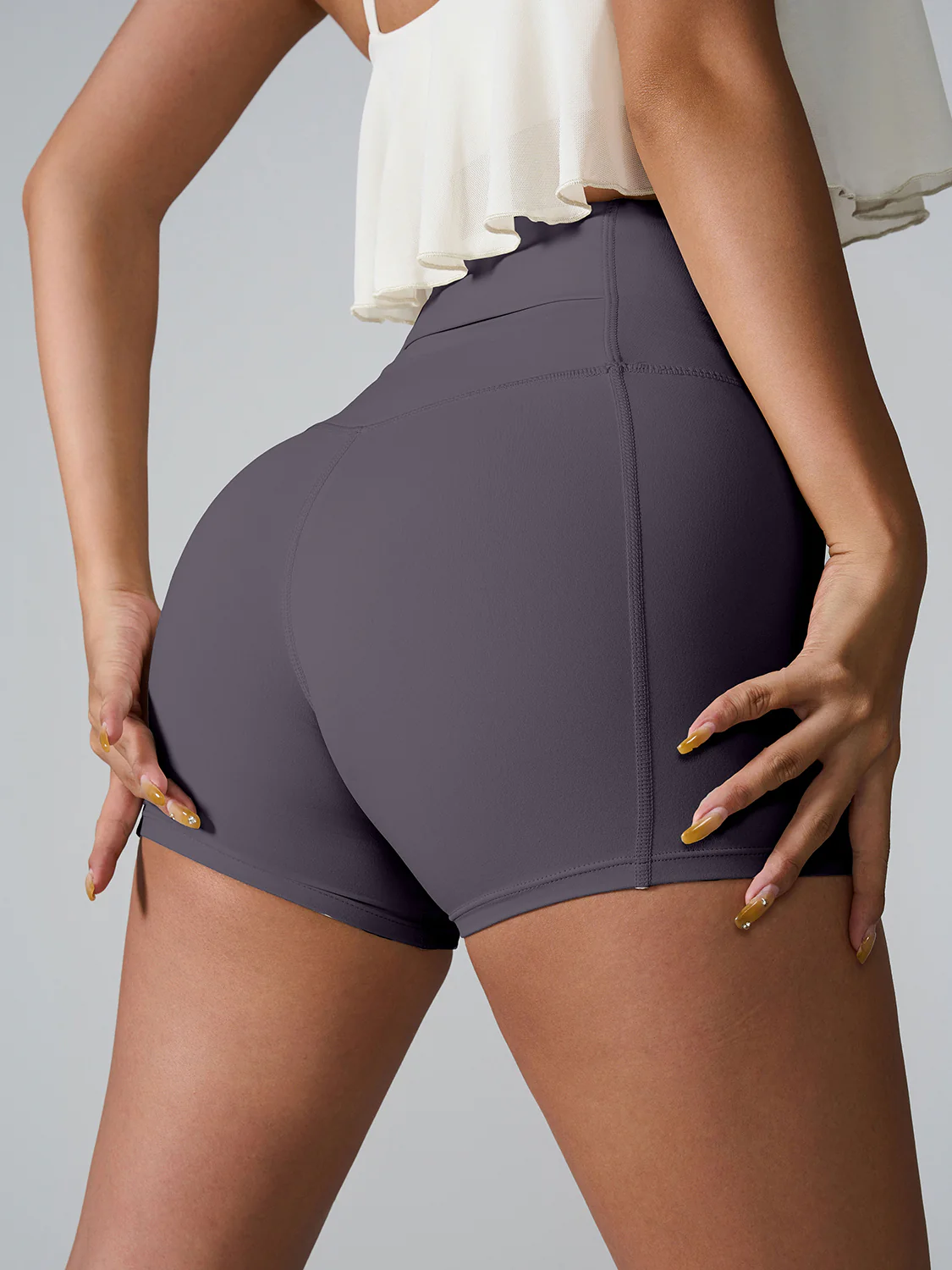 High Waist Active Shorts - Image 6