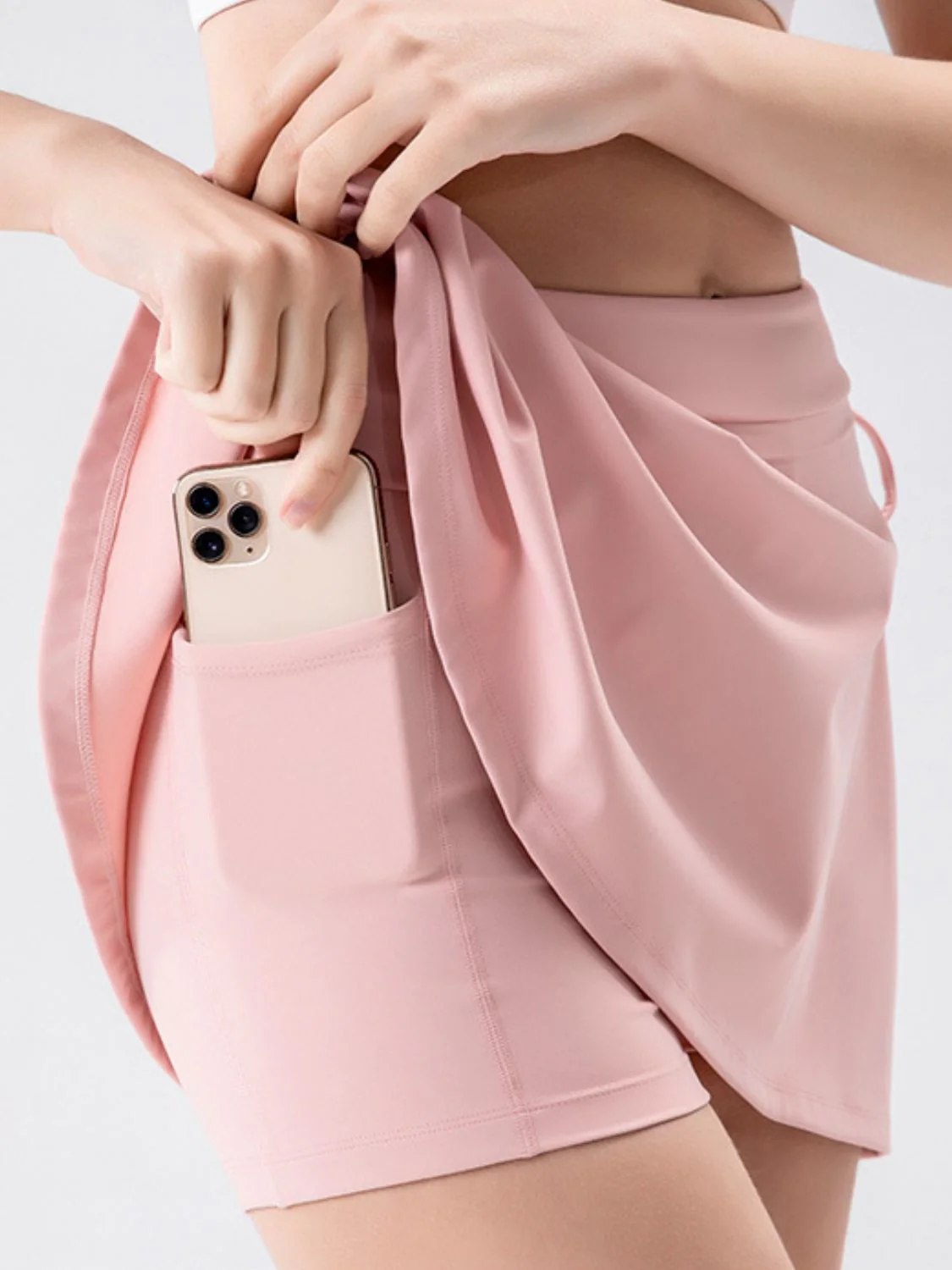 High Waist Active Skirt with Pockets - Image 7