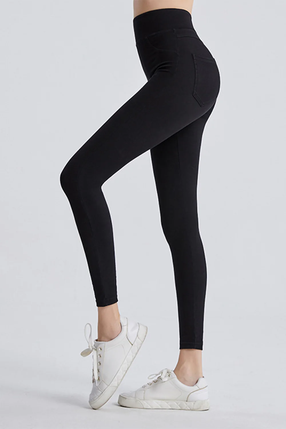 High Waist Cropped Jeans - Image 7