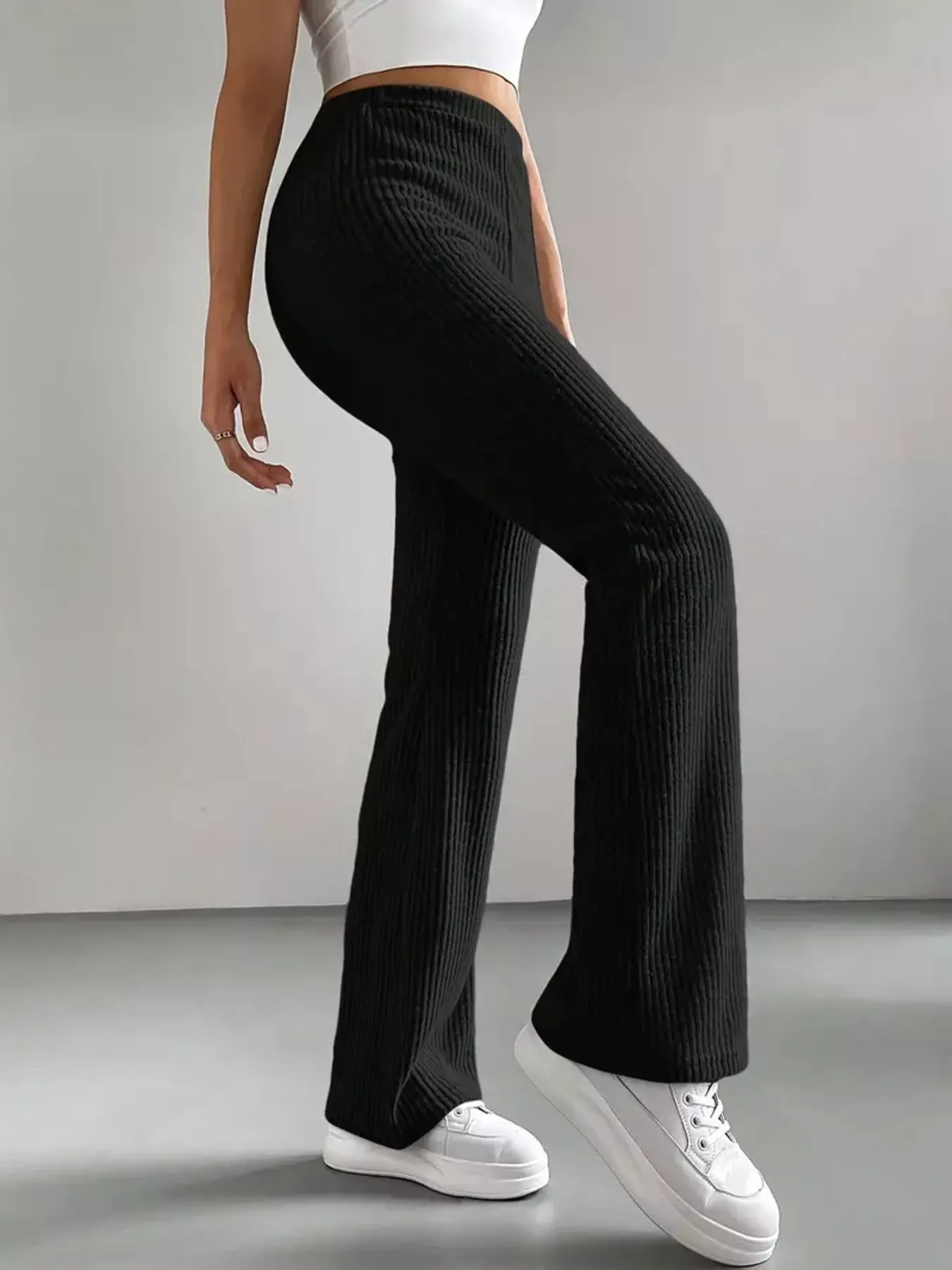 High Waist Flare Pants - Image 10
