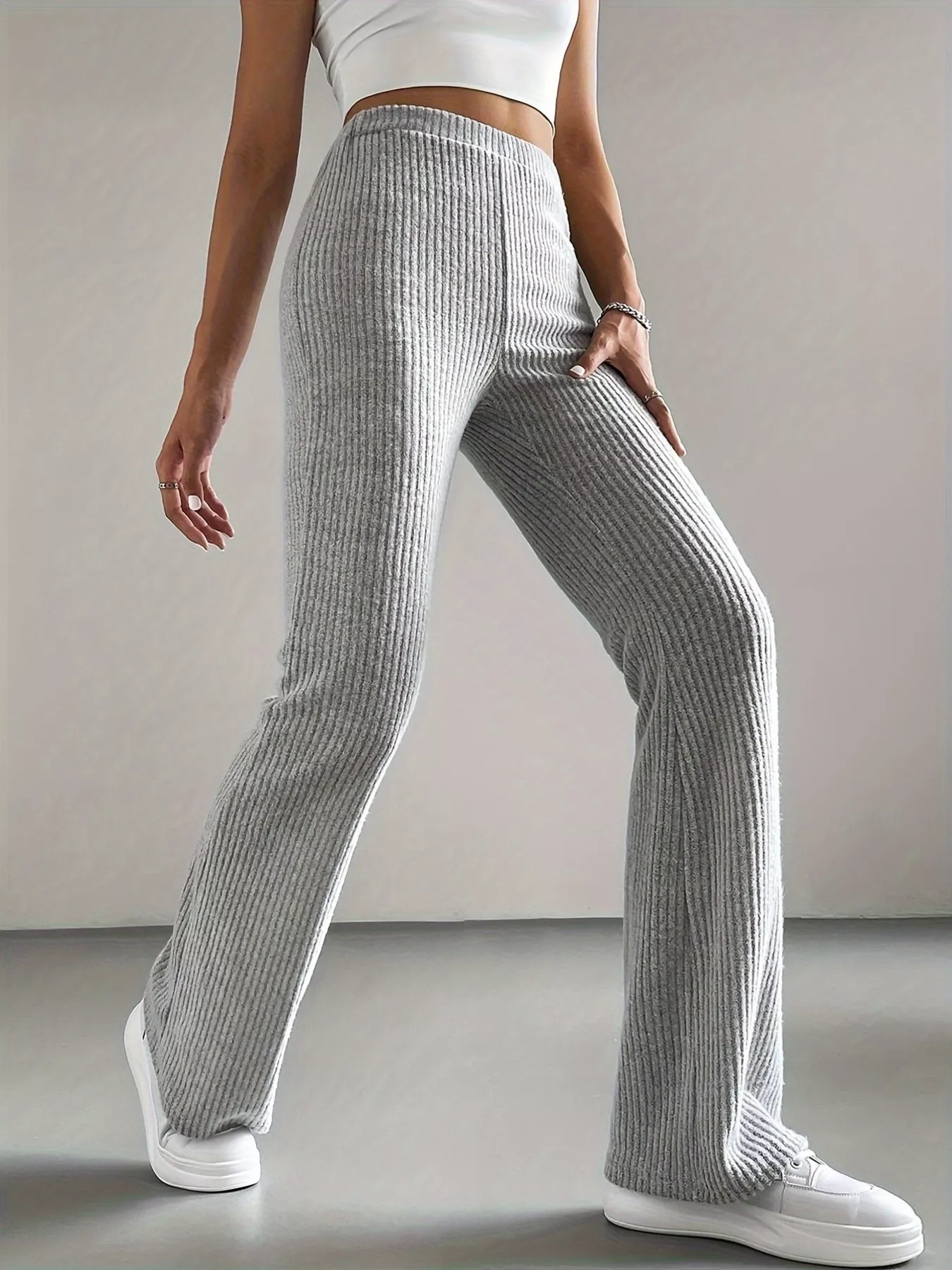 High Waist Flare Pants - Image 14