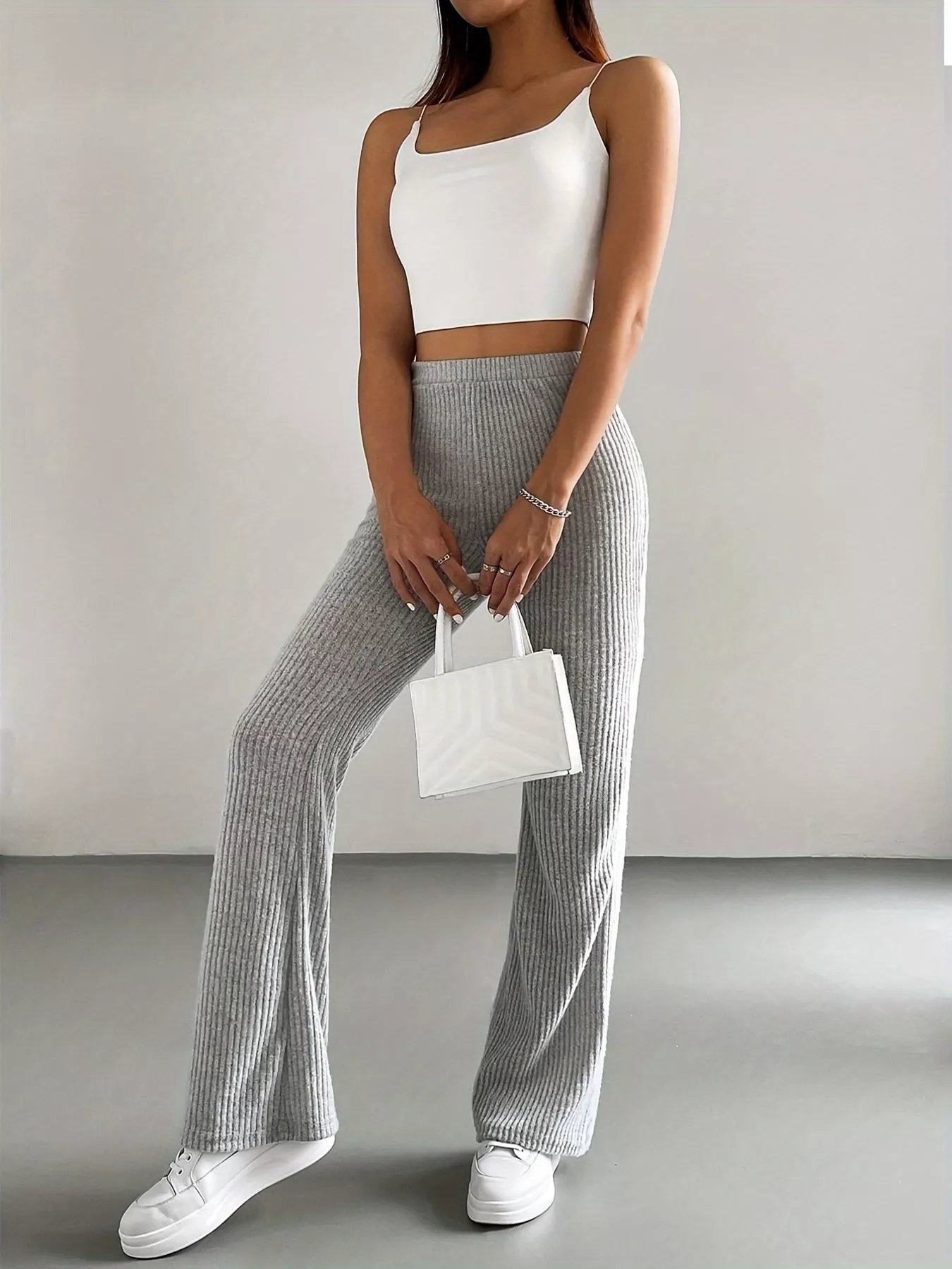 High Waist Flare Pants - Image 17