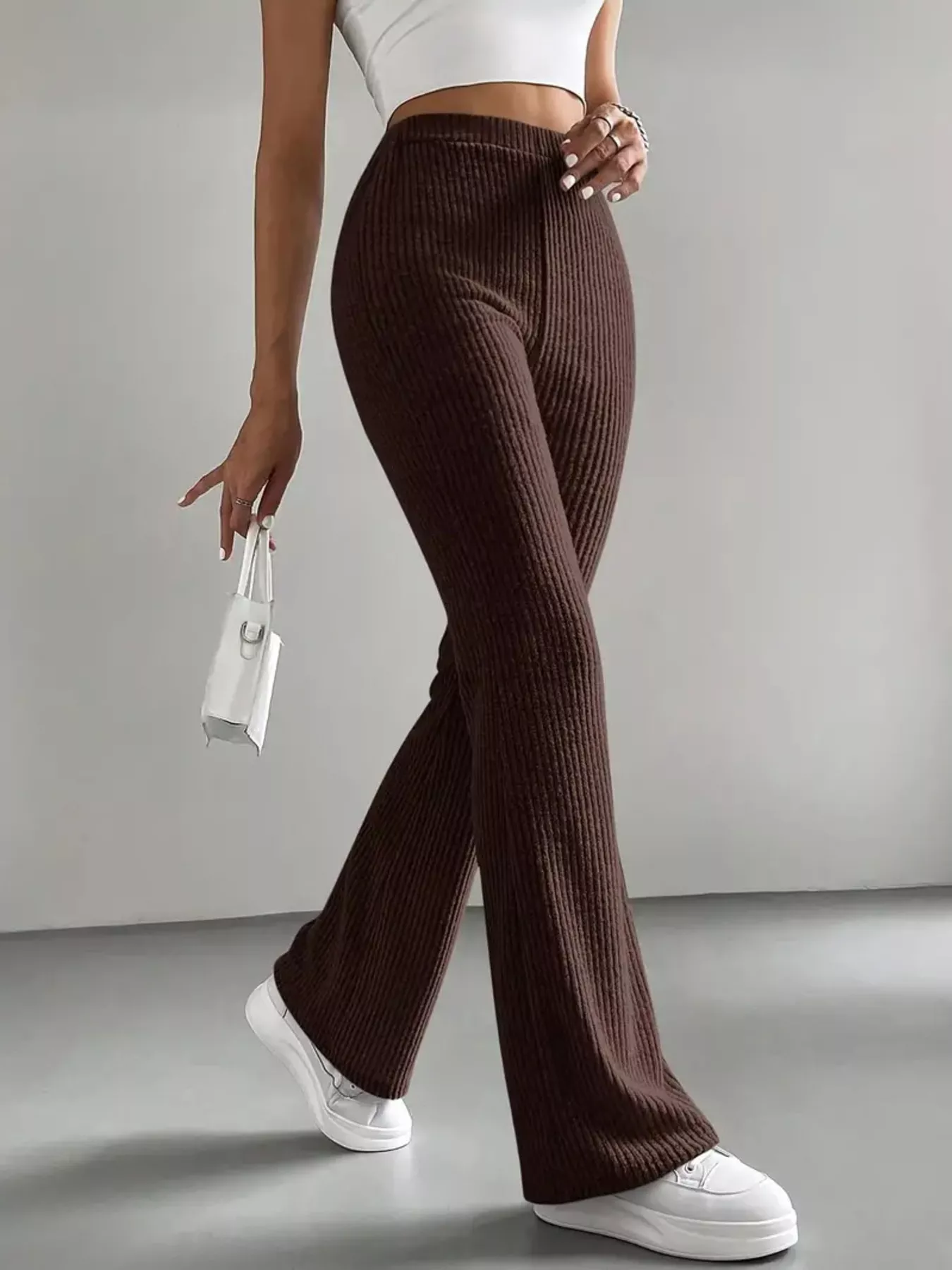 High Waist Flare Pants - Image 18