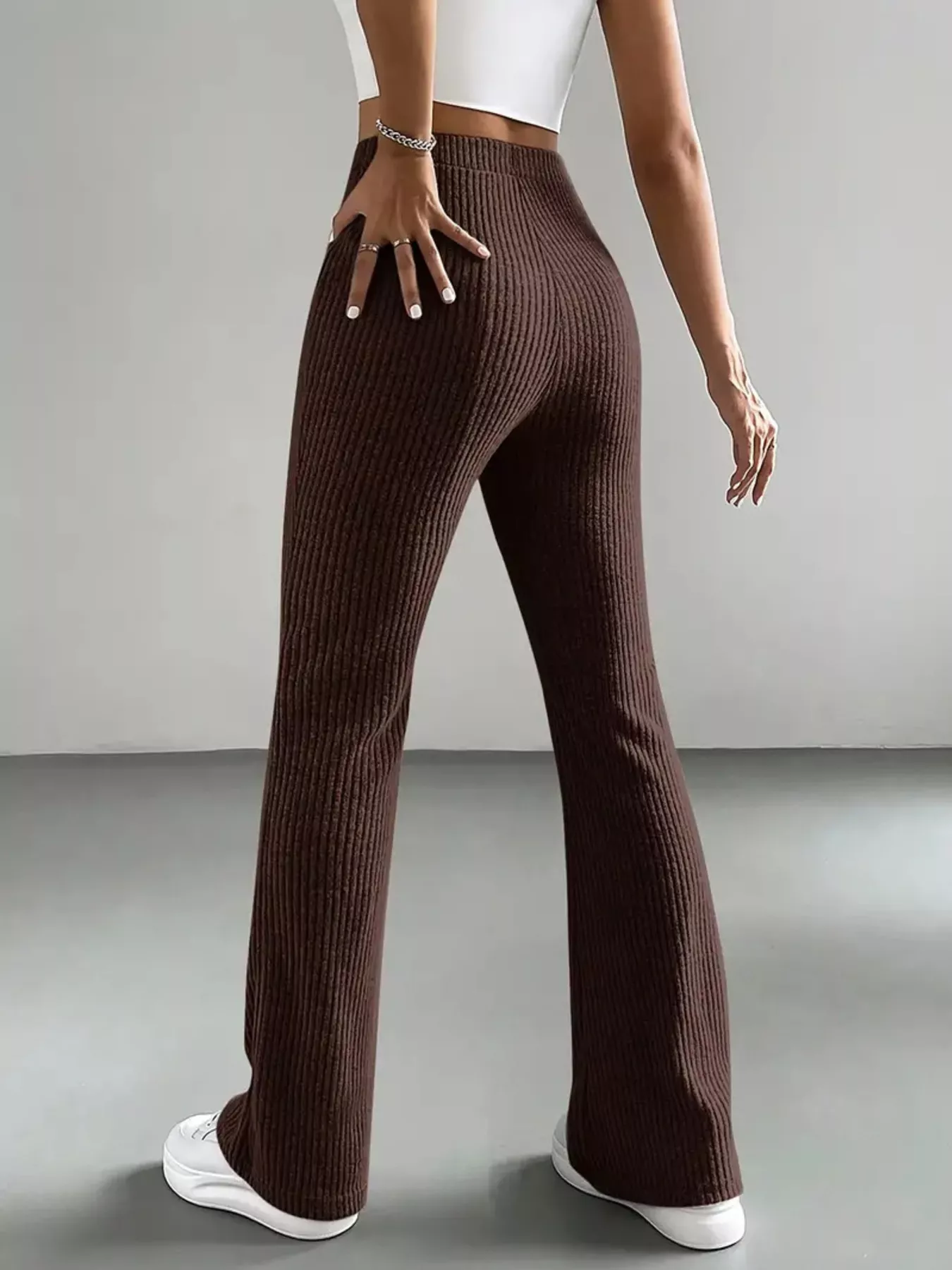 High Waist Flare Pants - Image 19