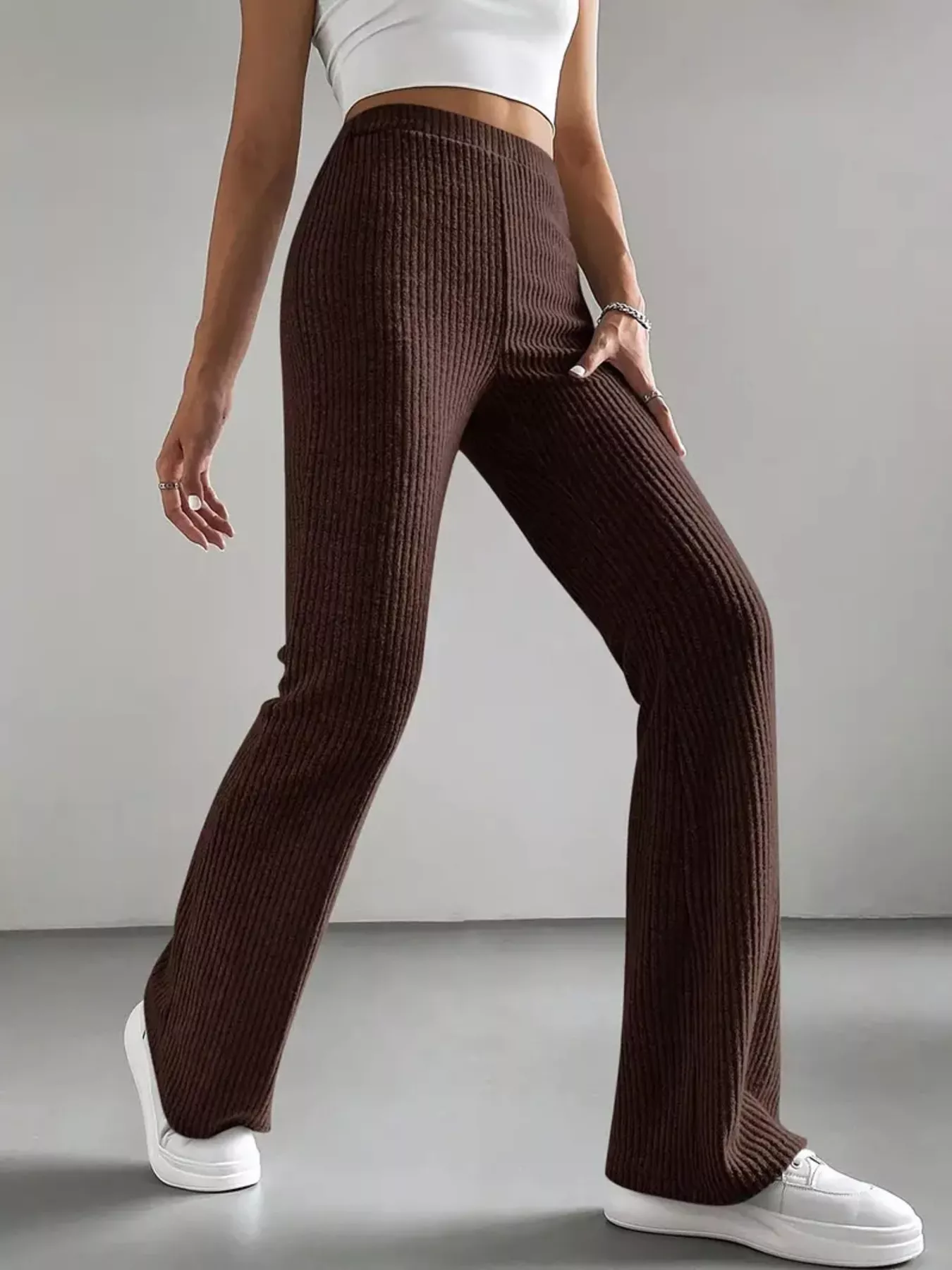 High Waist Flare Pants - Image 20