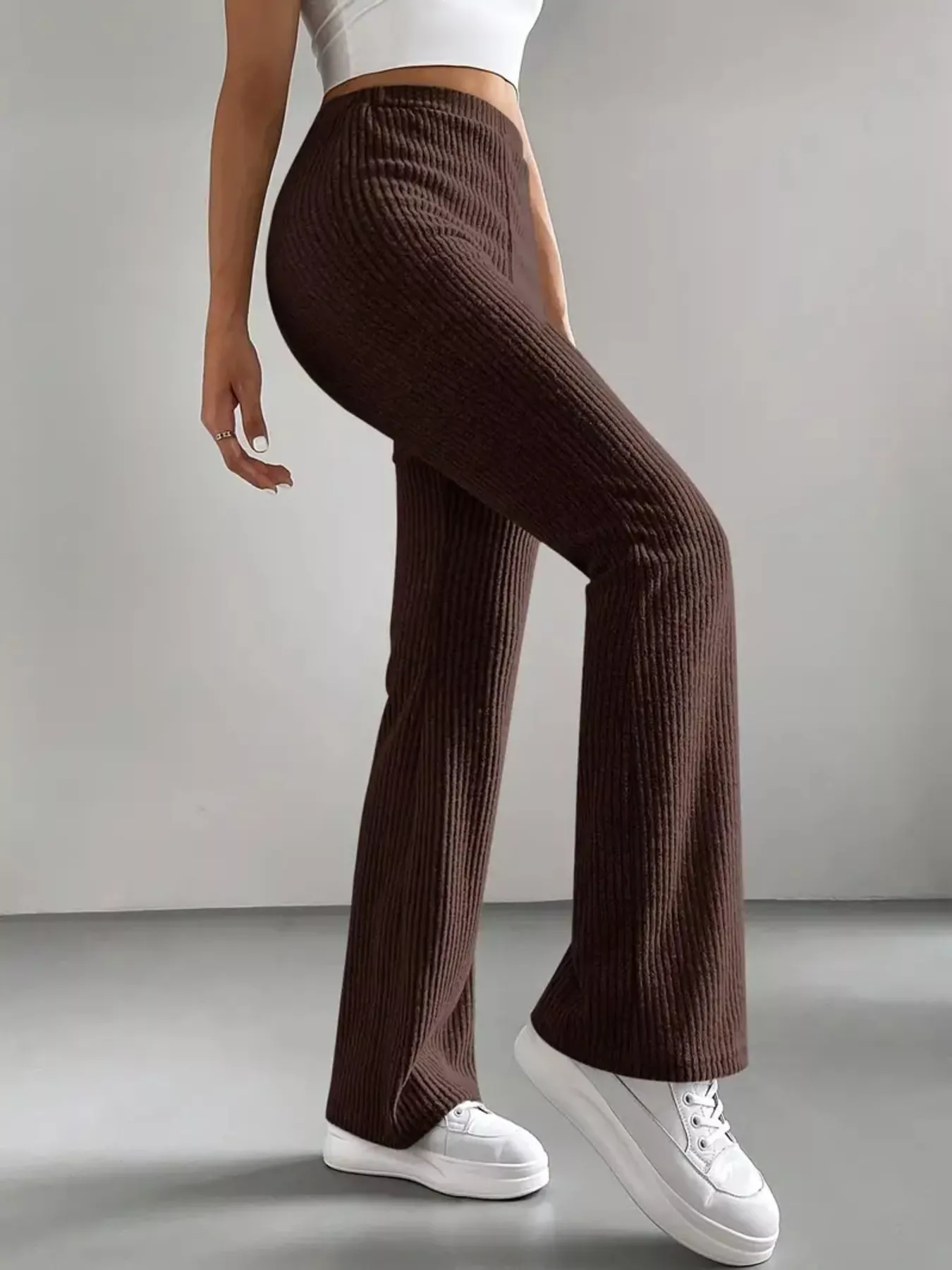 High Waist Flare Pants - Image 21