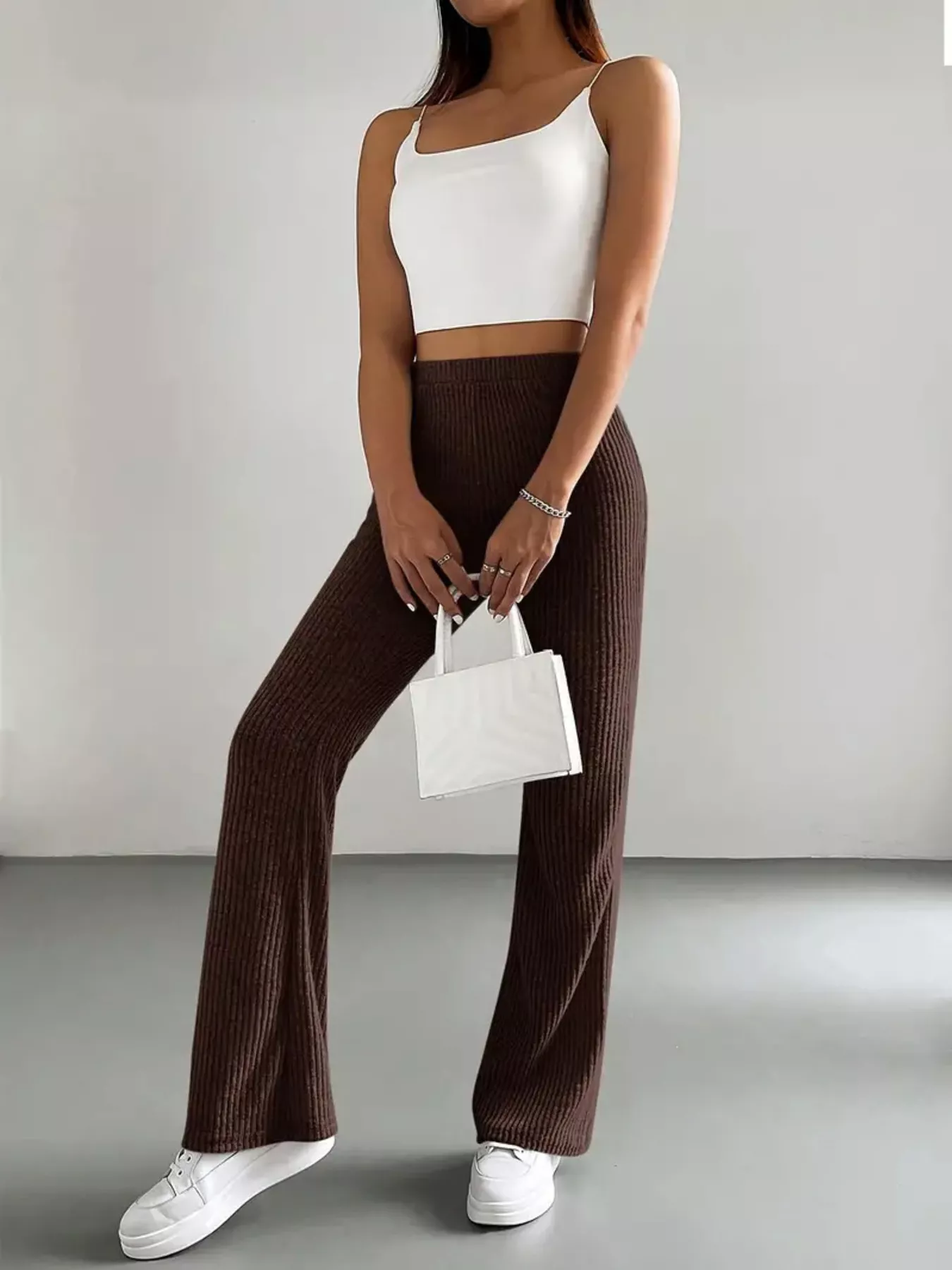 High Waist Flare Pants - Image 22