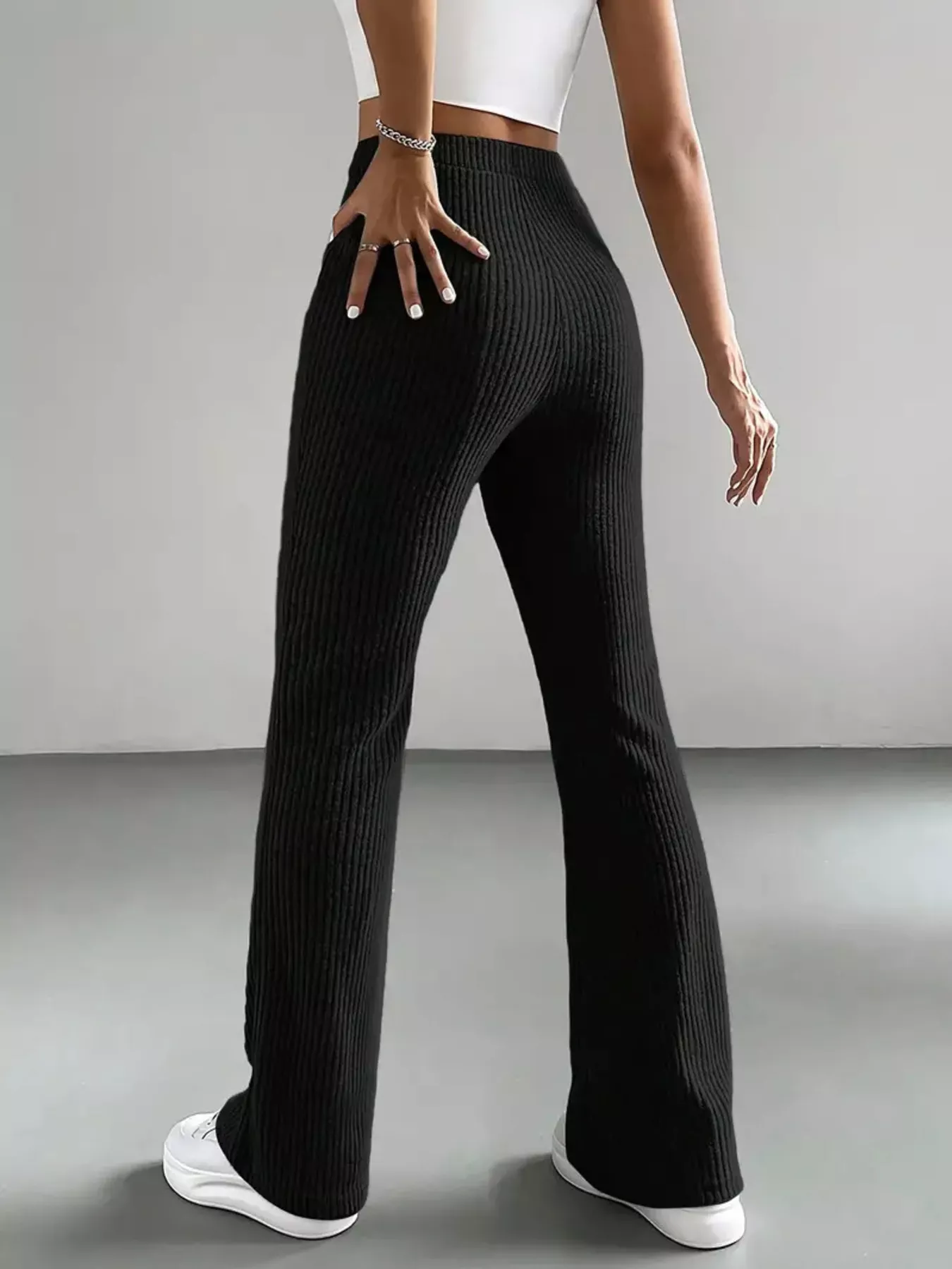 High Waist Flare Pants - Image 8