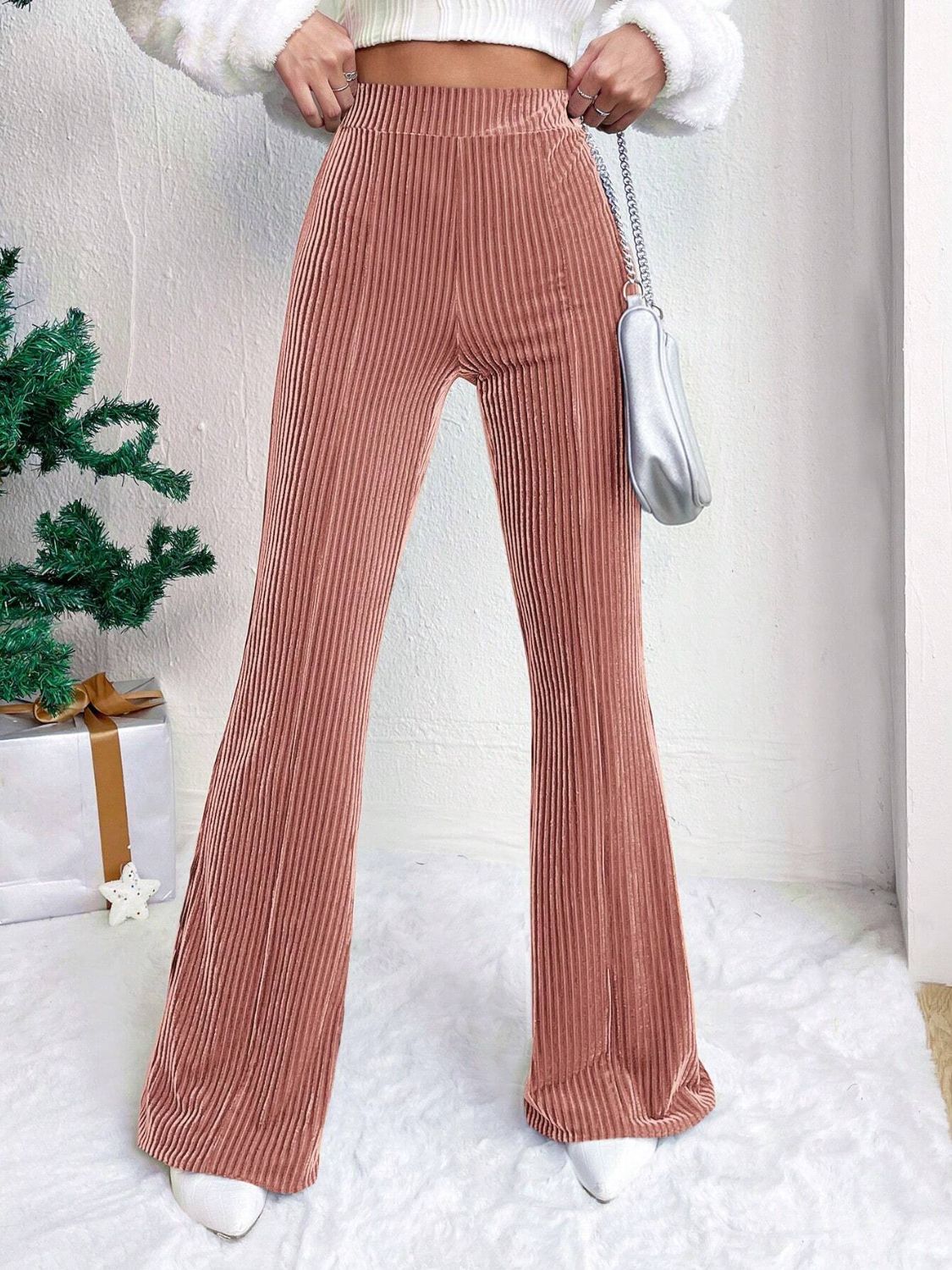 High Waist Flare Pants - Image 11