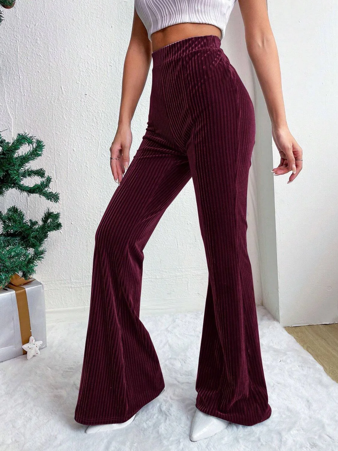 High Waist Flare Pants - Image 15
