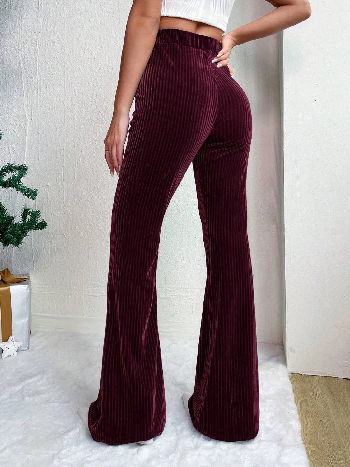 High Waist Flare Pants - Image 16