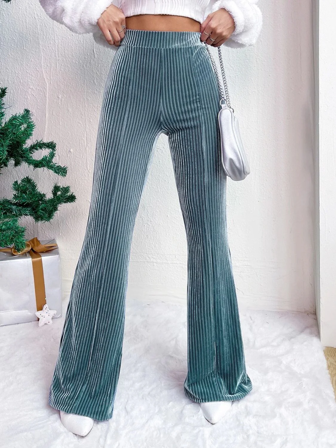 High Waist Flare Pants - Image 18