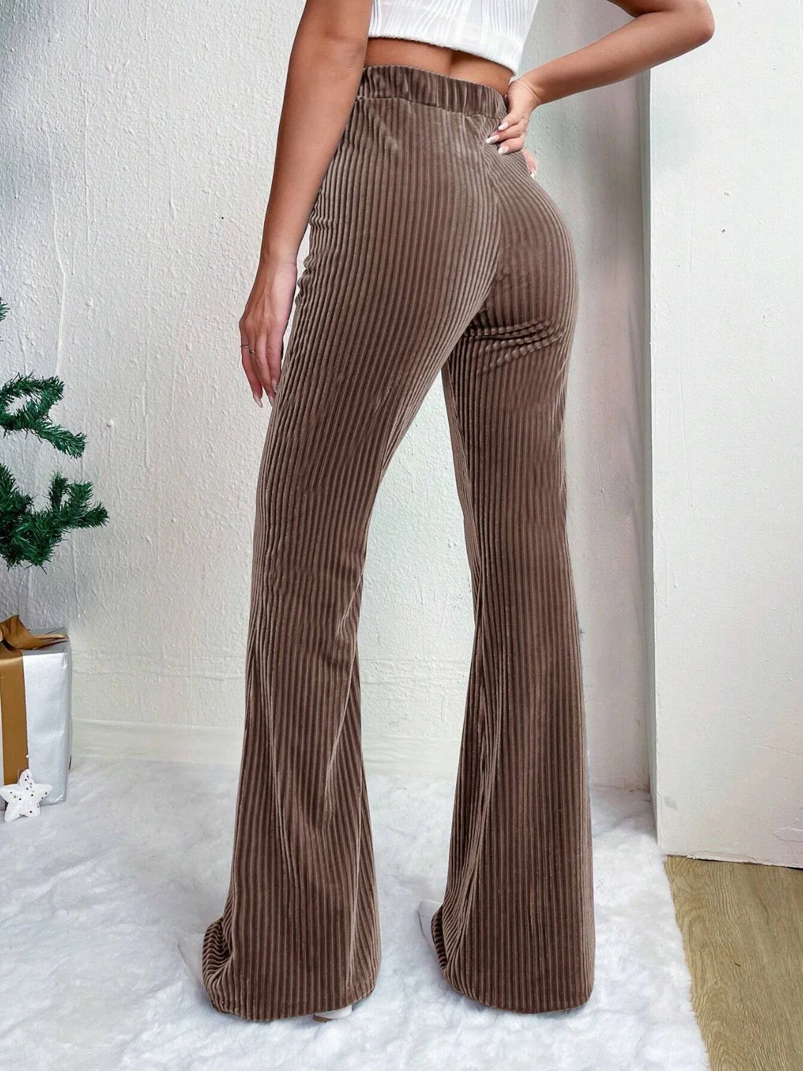 High Waist Flare Pants - Image 2