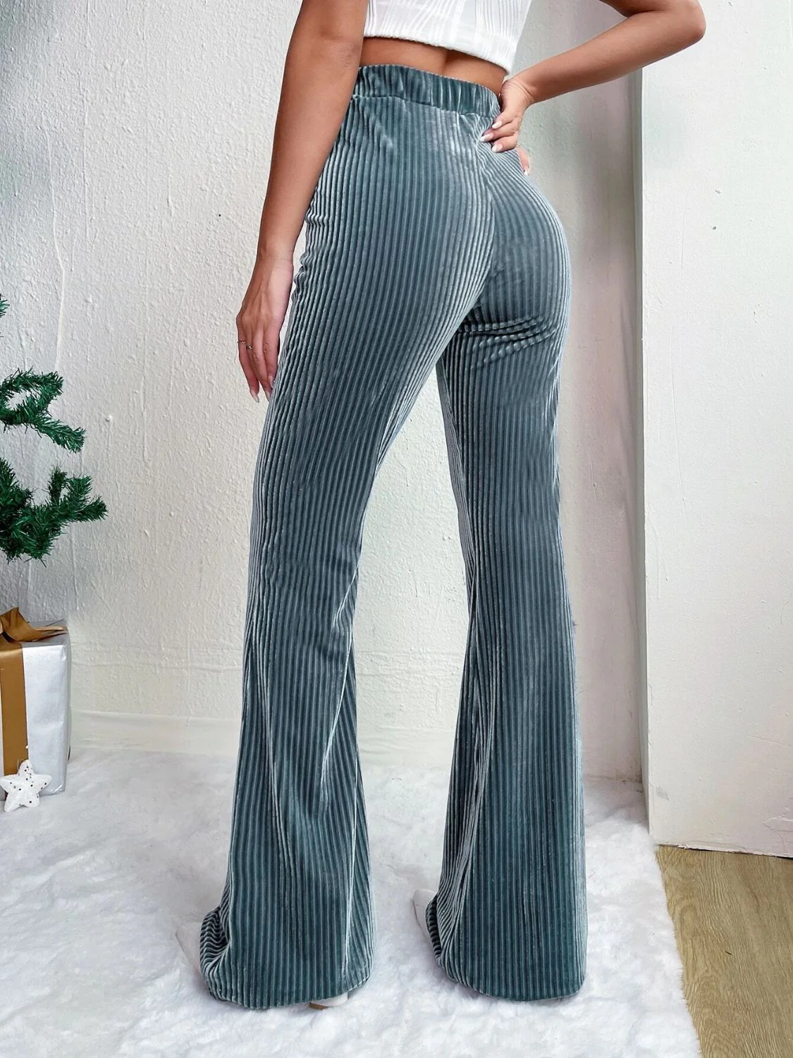 High Waist Flare Pants - Image 20