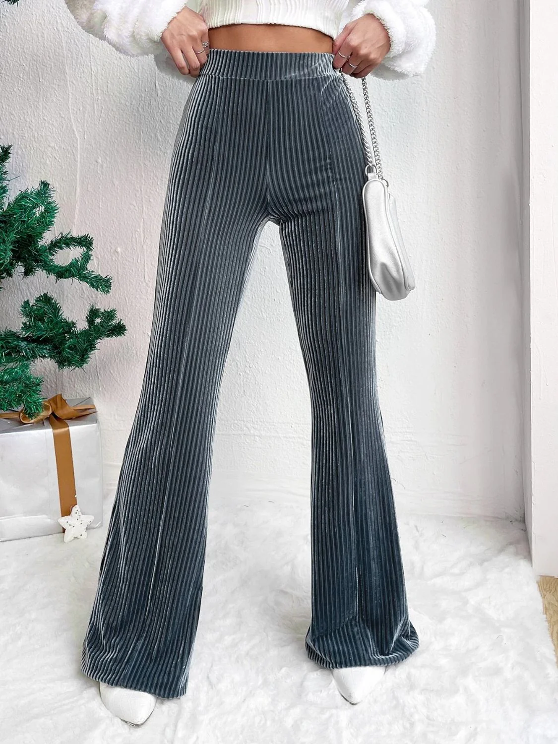 High Waist Flare Pants - Image 4