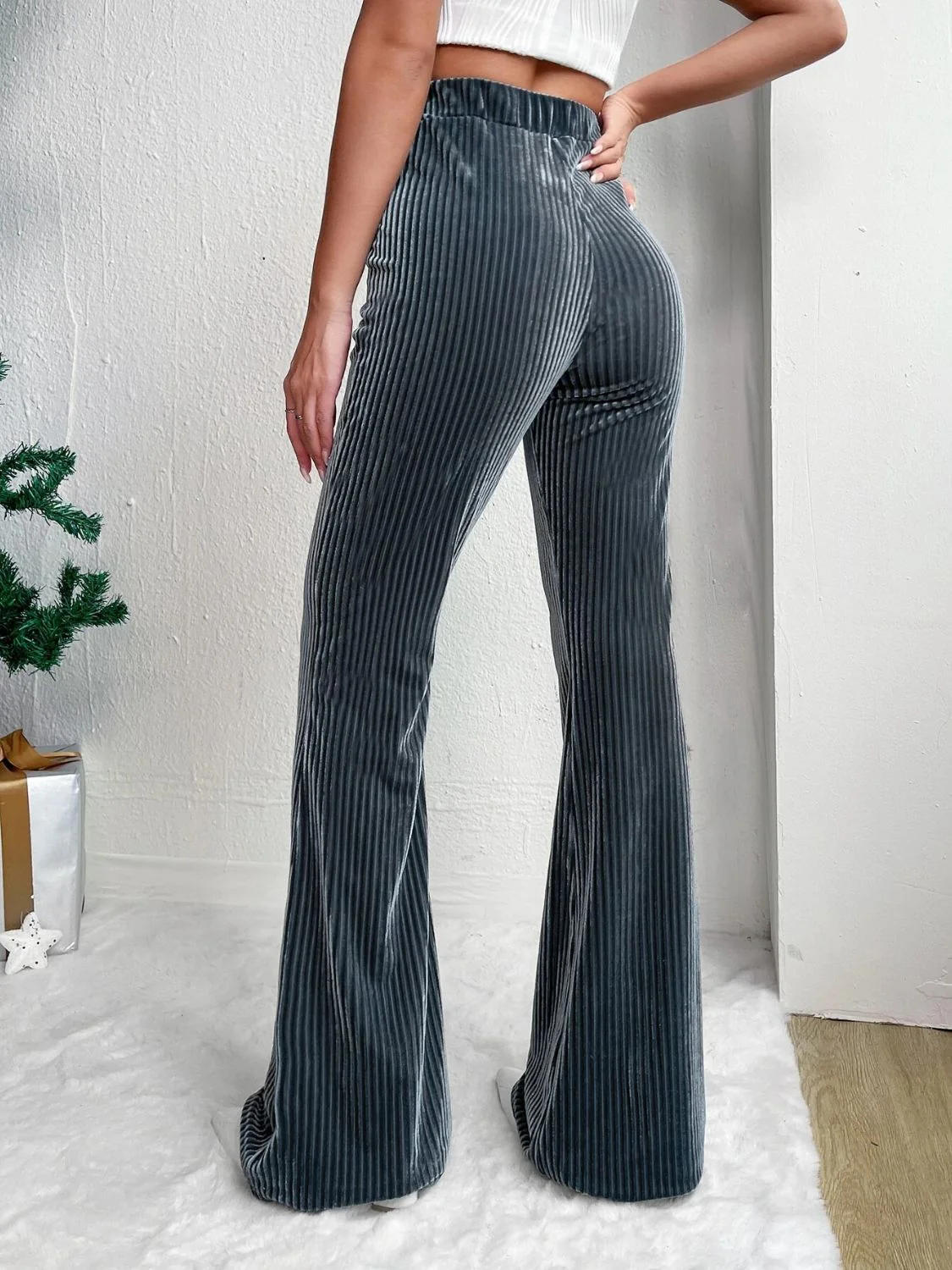 High Waist Flare Pants - Image 6