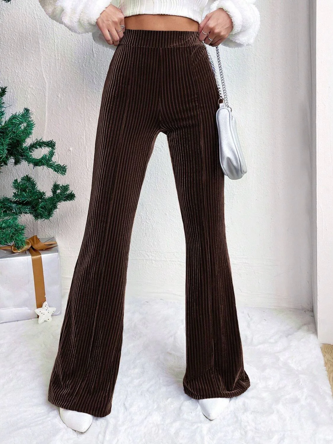 High Waist Flare Pants - Image 8
