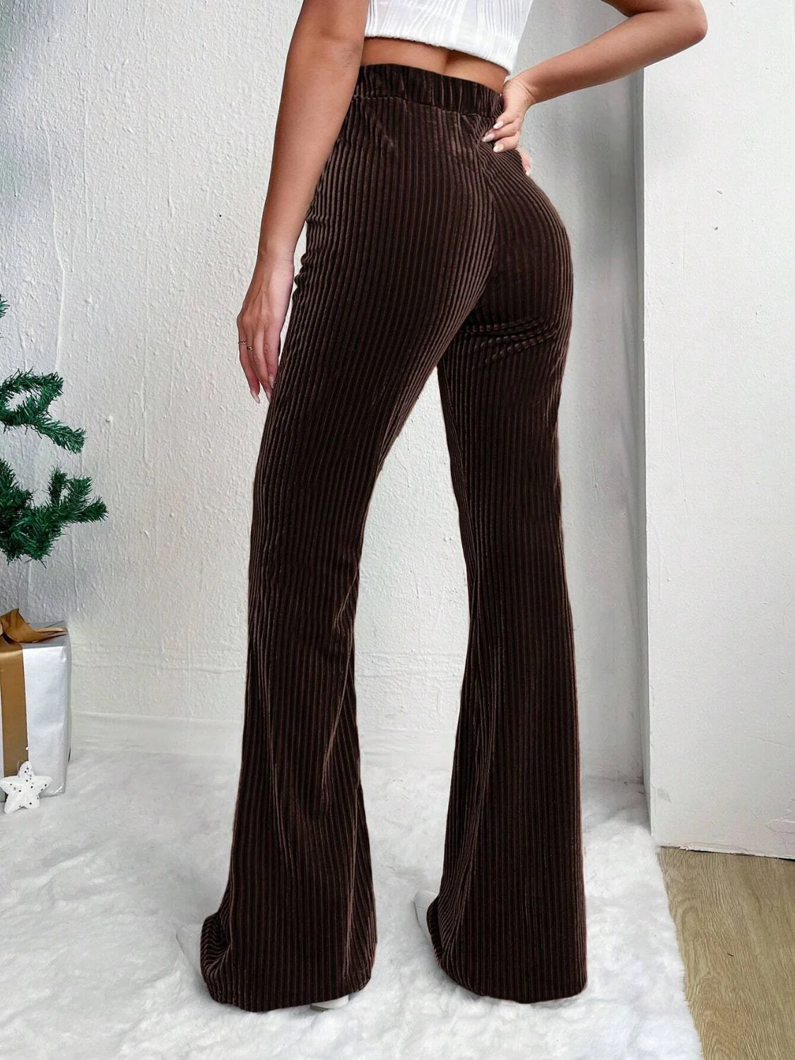 High Waist Flare Pants - Image 9