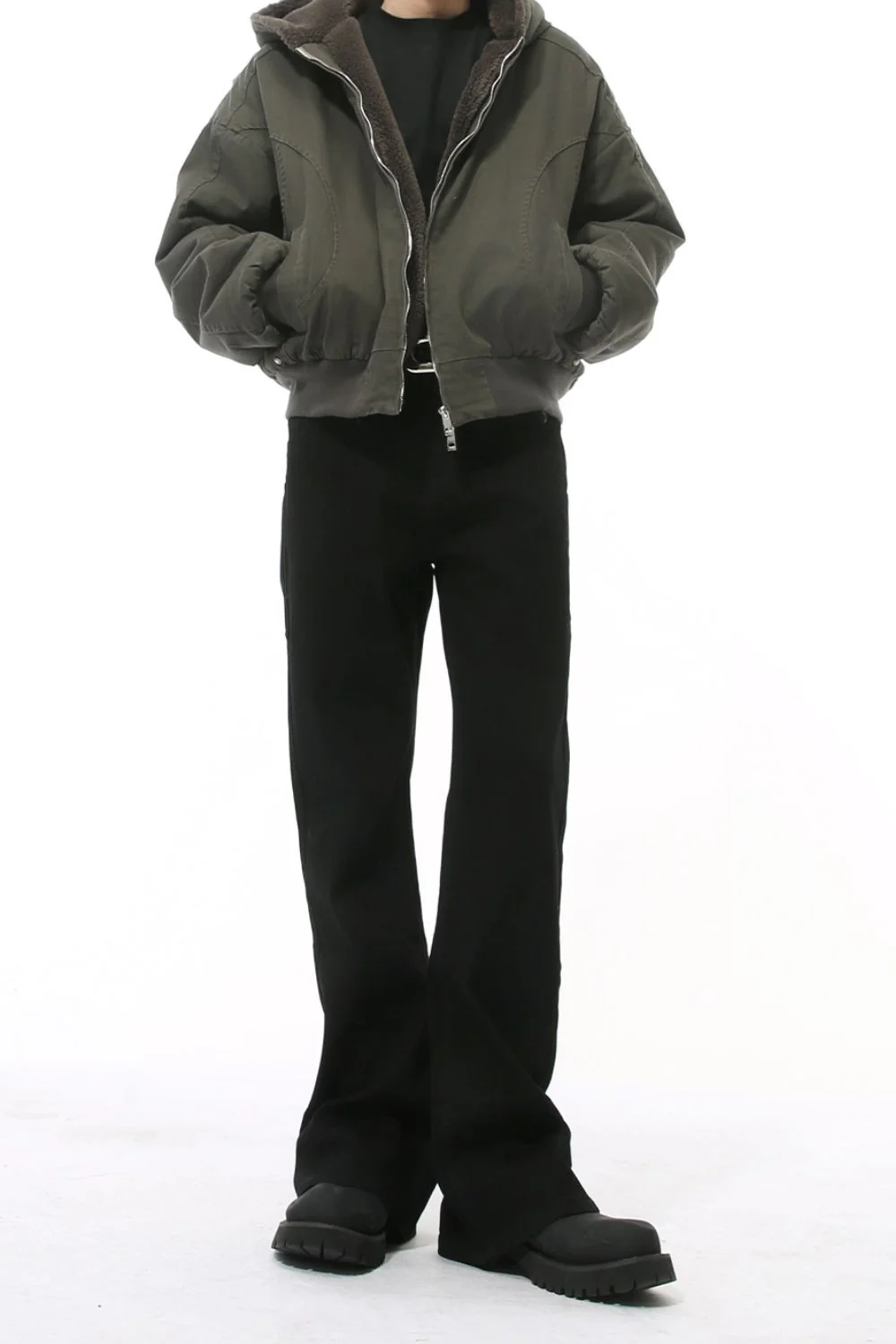 High Waist Jeans with Pockets - Image 3