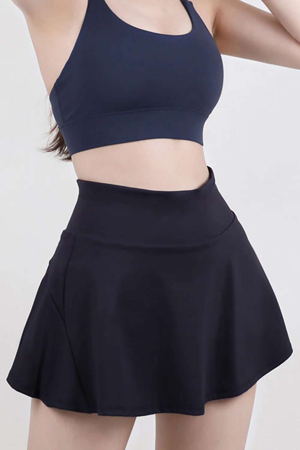 High Waist Pleated Active Skirt - Image 13