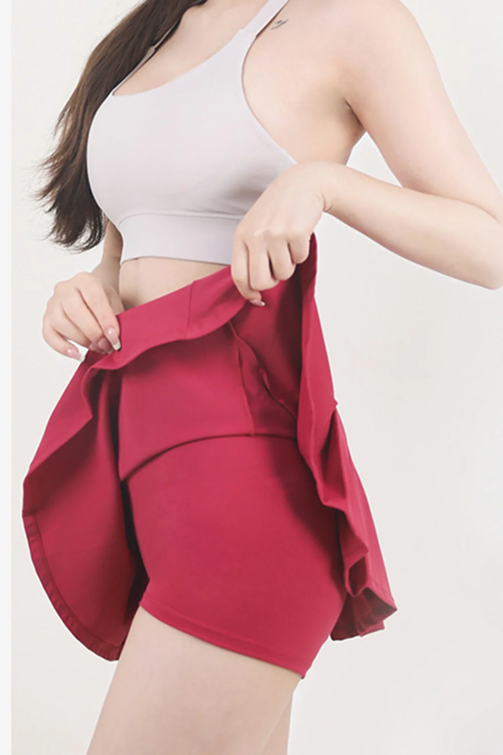 High Waist Pleated Active Skirt - Image 5