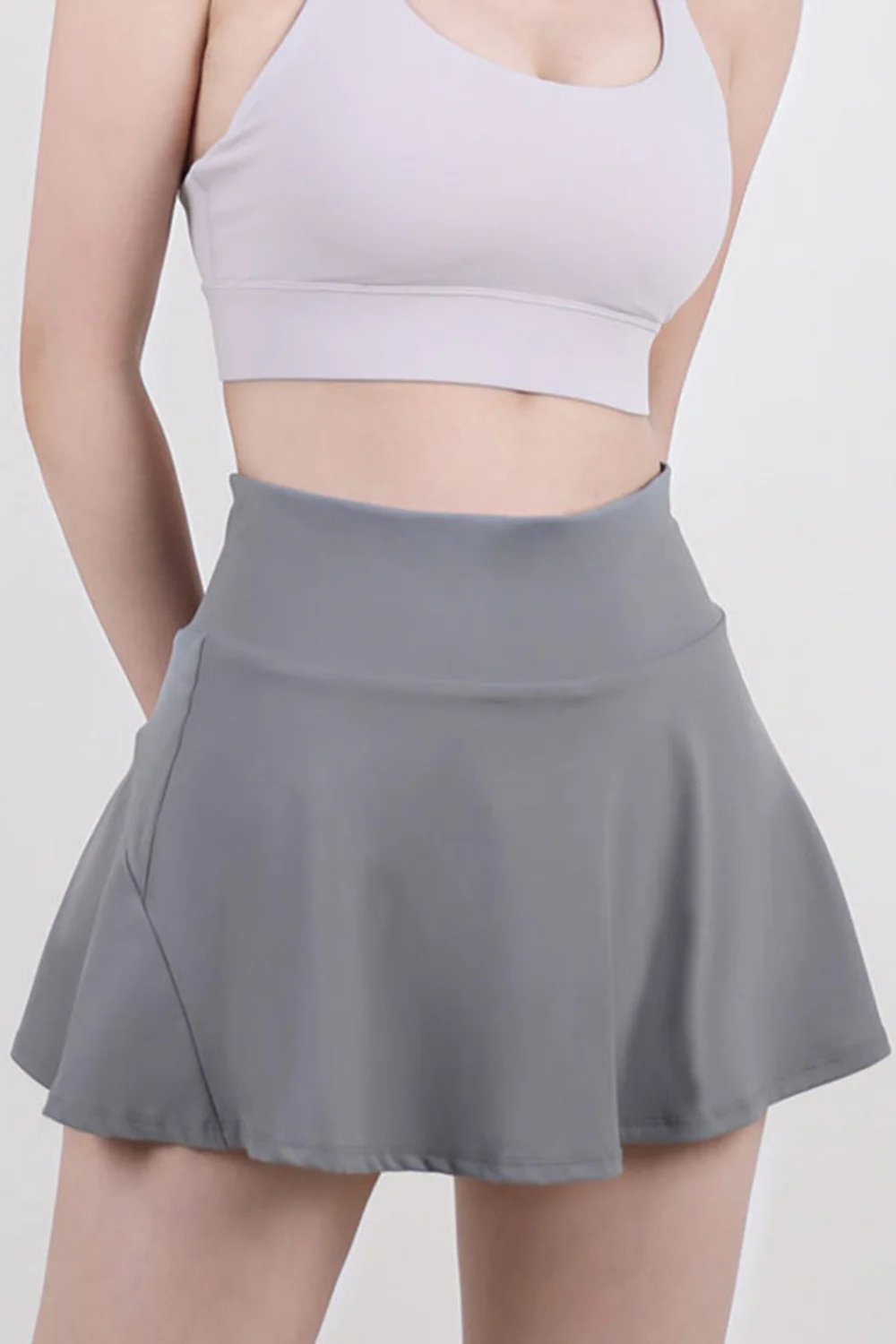 High Waist Pleated Active Skirt - Image 9