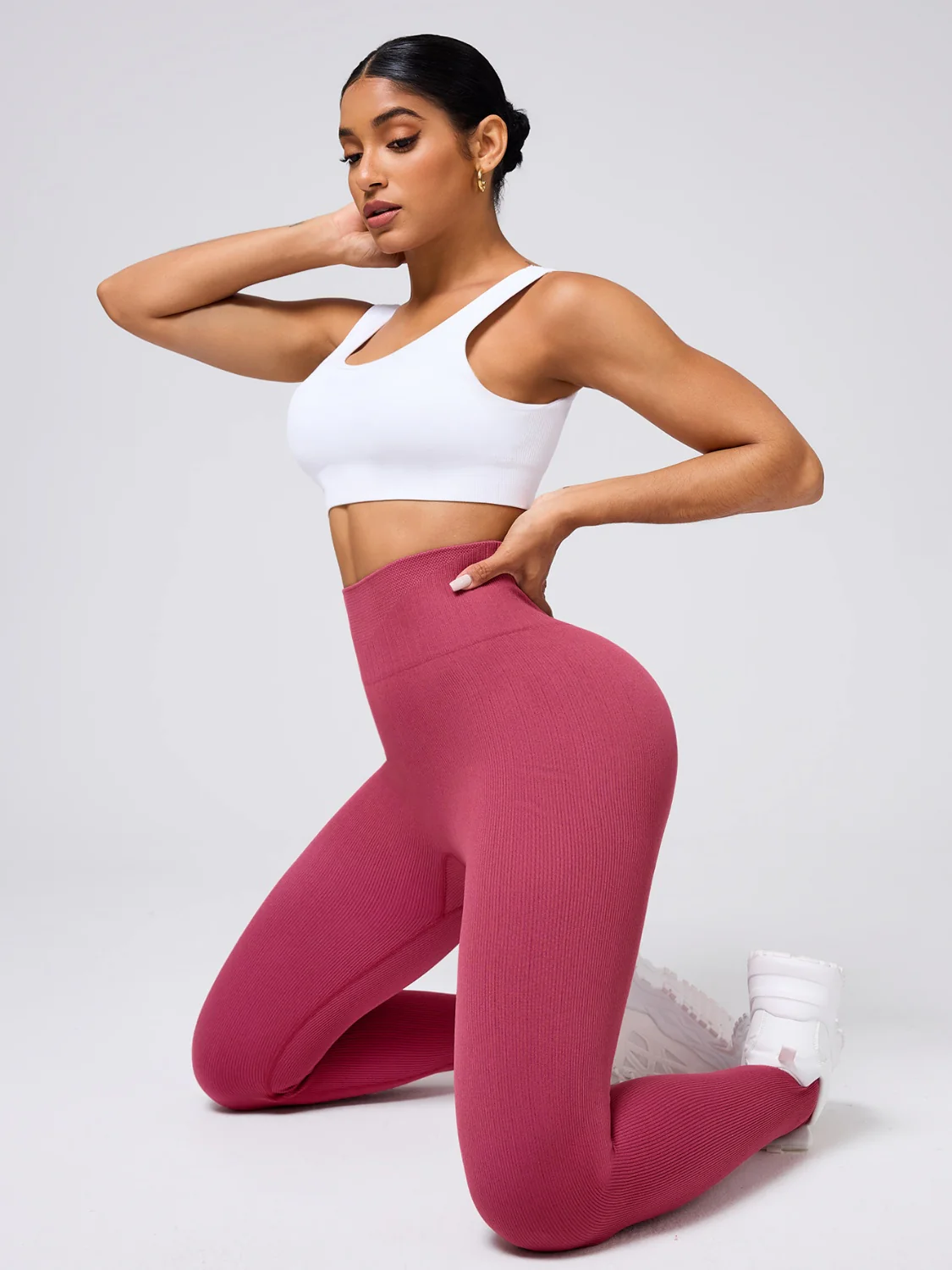 High Waist Stirrup Active Leggings - Image 7