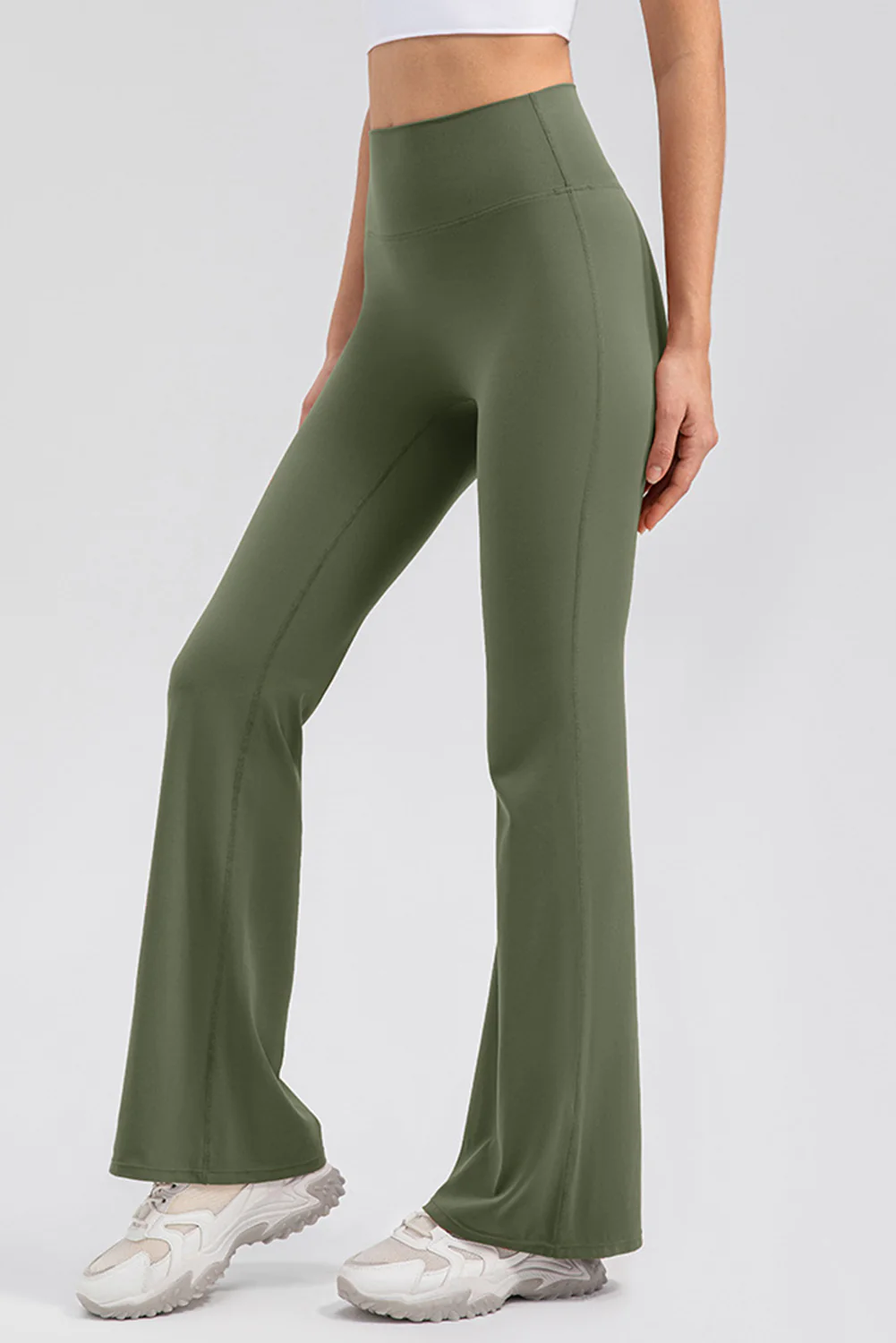 High Waist Straight Active Pants - Image 8