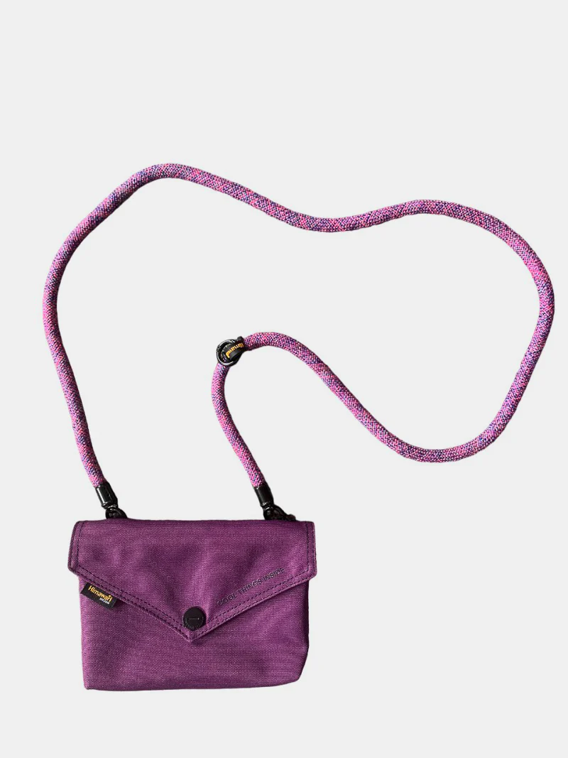 Himawari Solid Color Envelope Shape Crossbody Bag with Removable Strap - Image 4