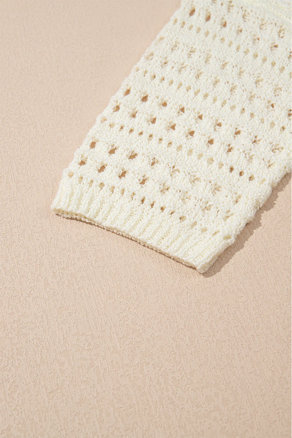Hollow Out Drop Shoulder Sweater - Image 7