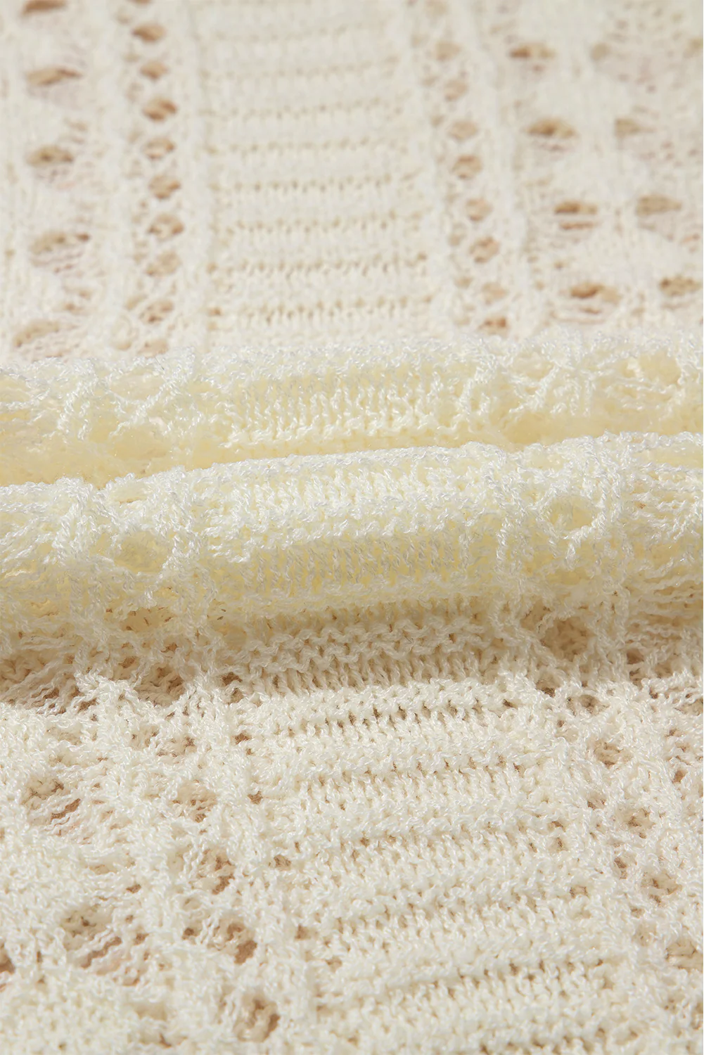 Hollow Out Drop Shoulder Sweater - Image 9