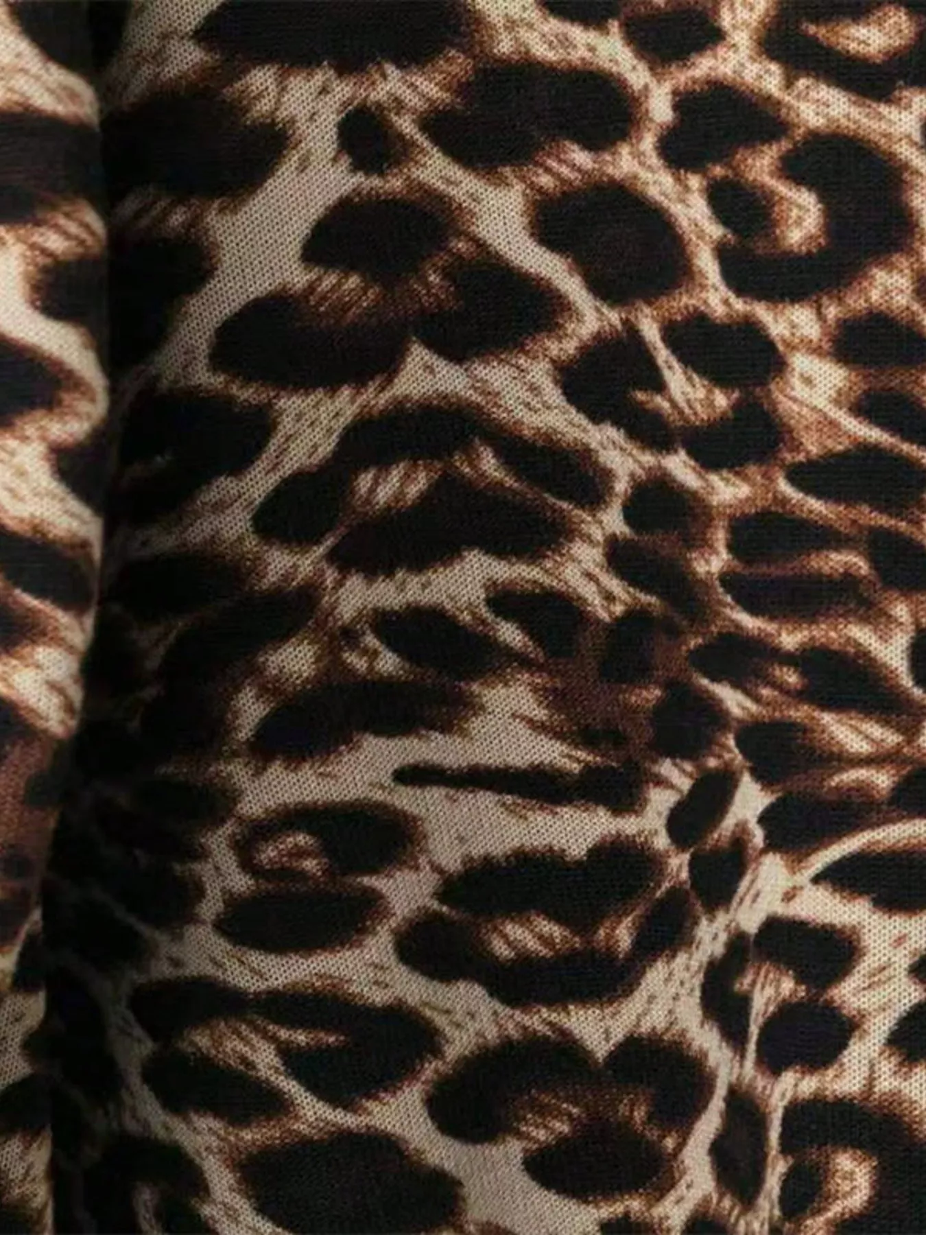Hooded Leopard Lined Zip-Up Outerwear - Image 3