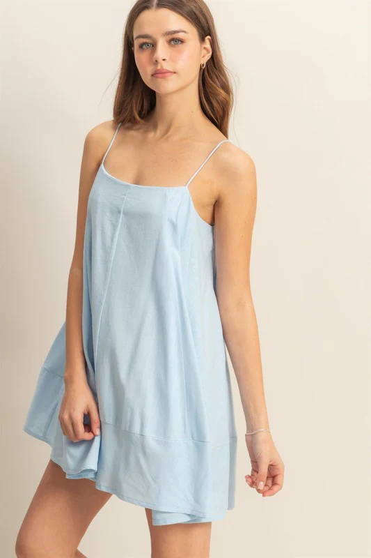 HYFVE A-Line Flowy Mini Cami Dress with Pockets - Image 2