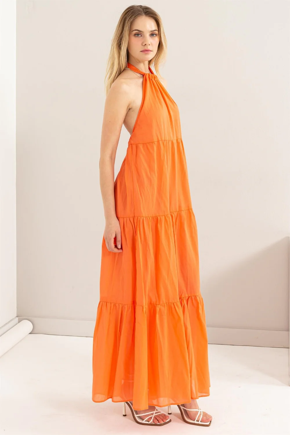 HYFVE Halter Neck Cover Up Maxi Dress - Image 3
