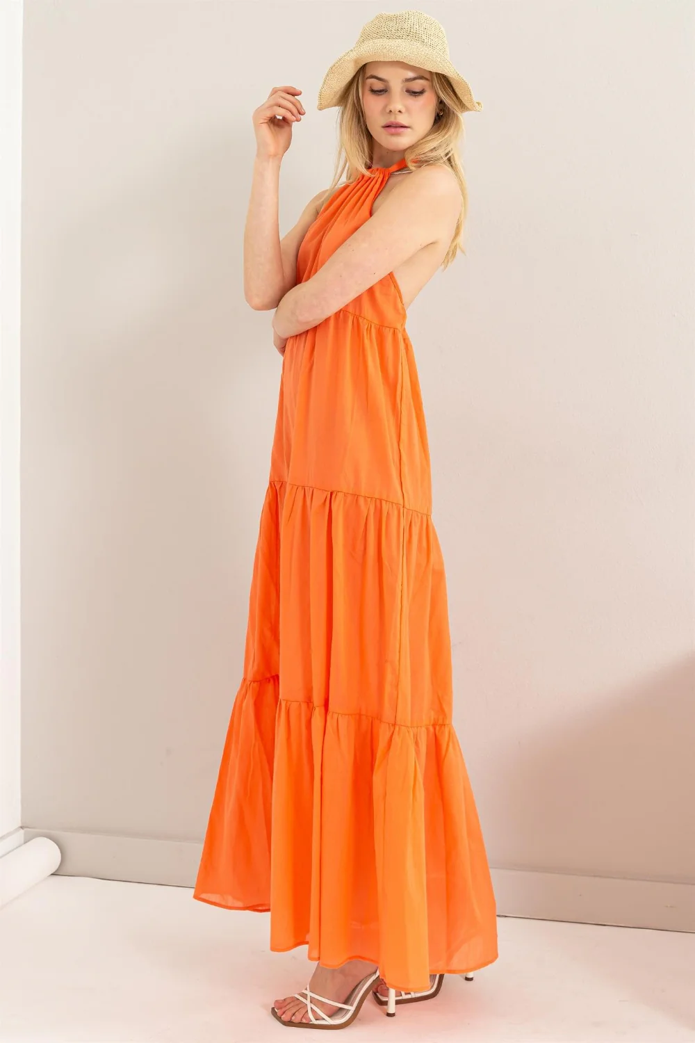 HYFVE Halter Neck Cover Up Maxi Dress - Image 4