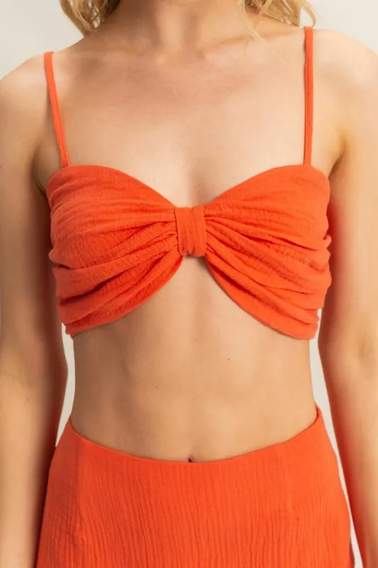 HYFVE Ruched Bra Top and Mini Skirt Set - Image 4