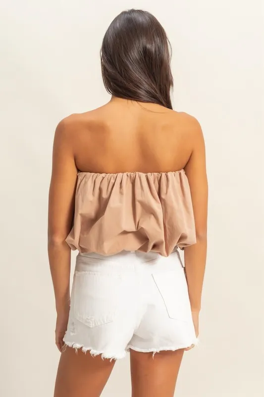 HYFVE Trendy Strapless Bubble Top - Image 3