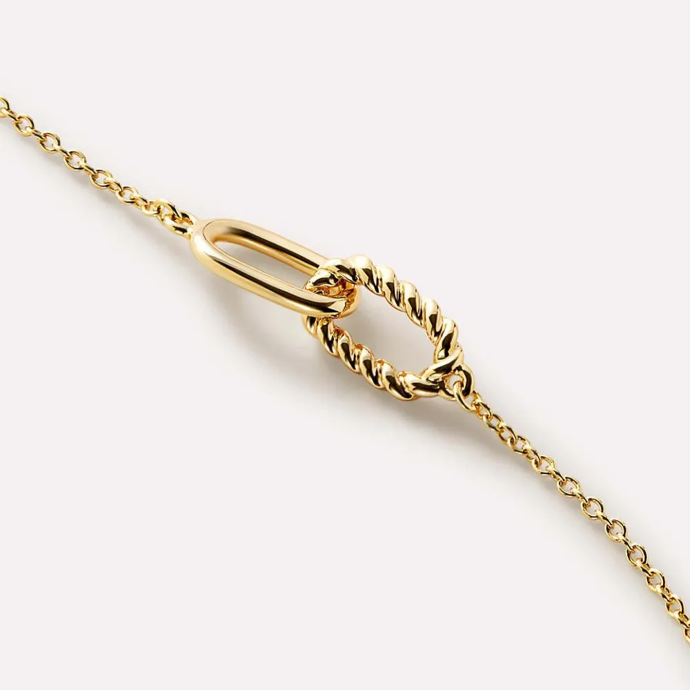 Interlocked Titanium Steel Necklace - Image 5