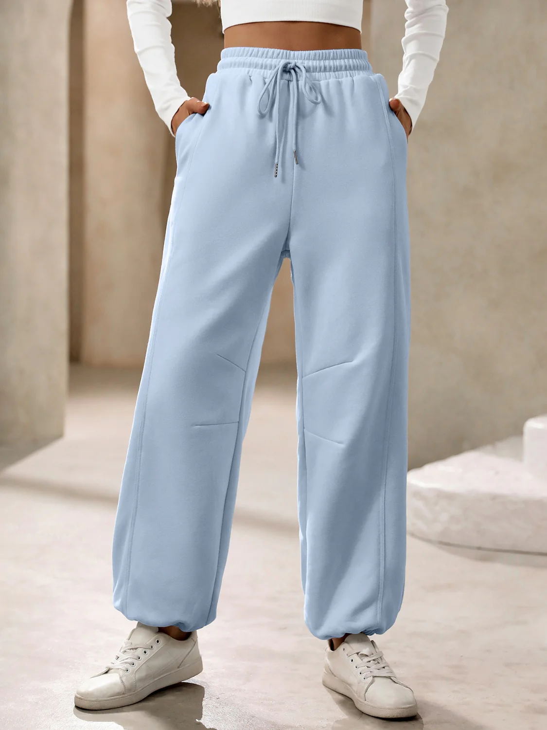 Ivy Lane Drawstring Joggers with Pockets - Image 7