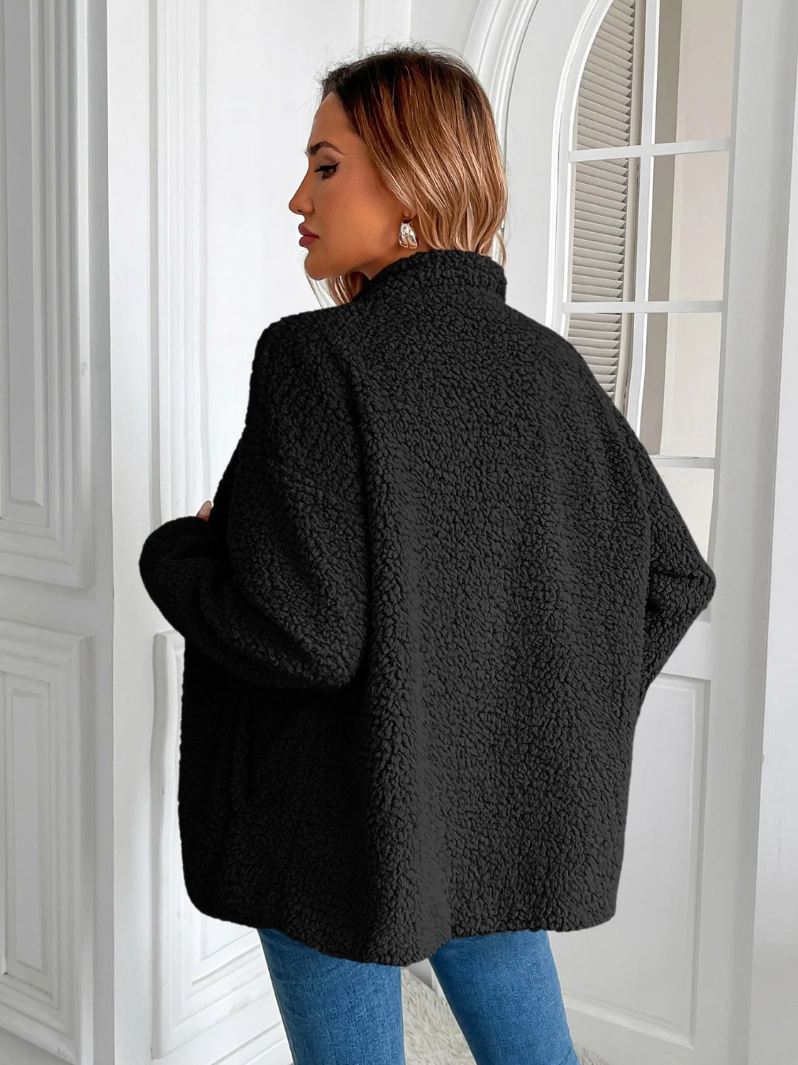 Ivy Lane Zip Up Long Sleeve Fuzzy Jacket - Image 20