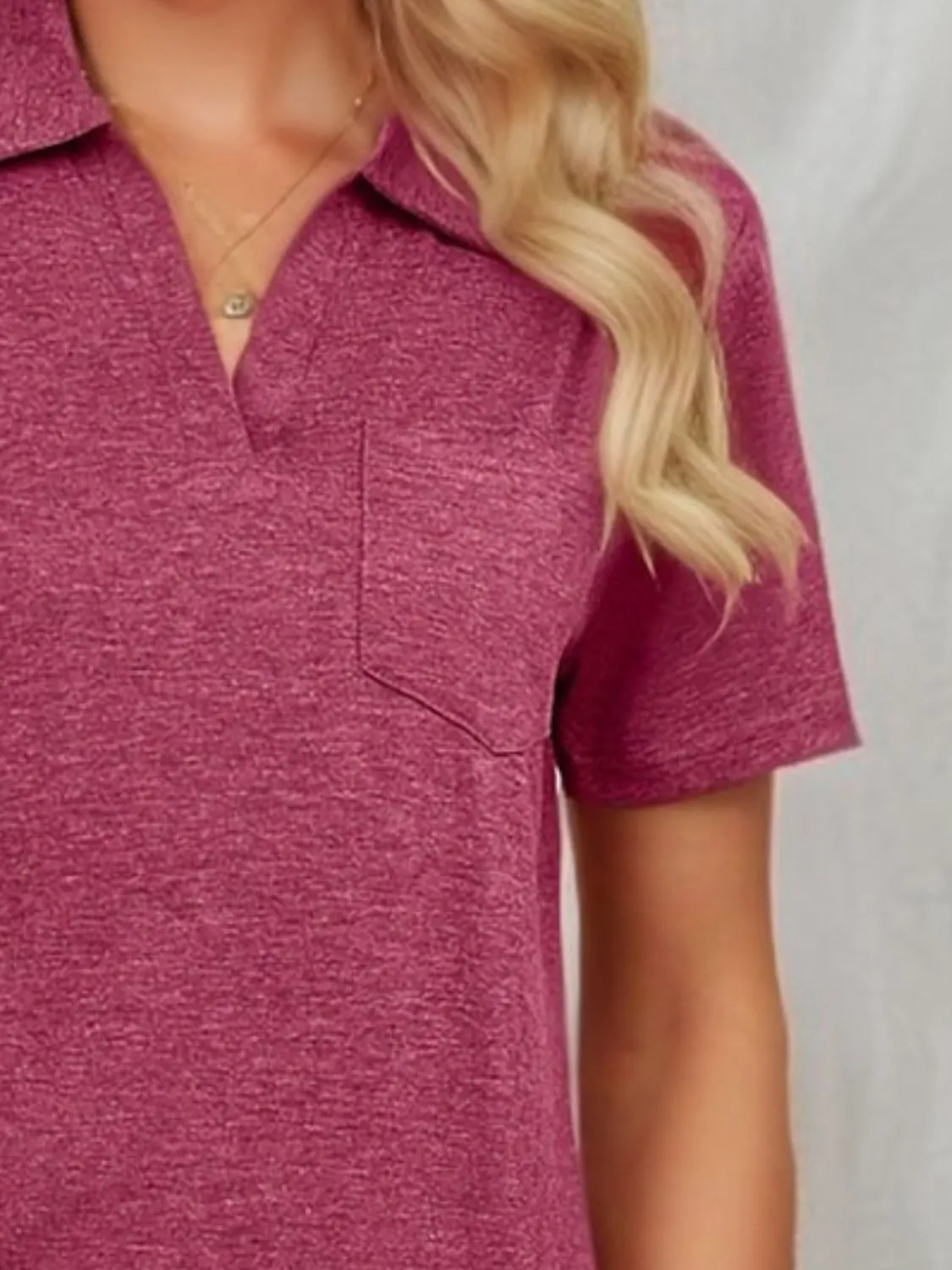 Johnny Collar Short Sleeve Top - Image 11